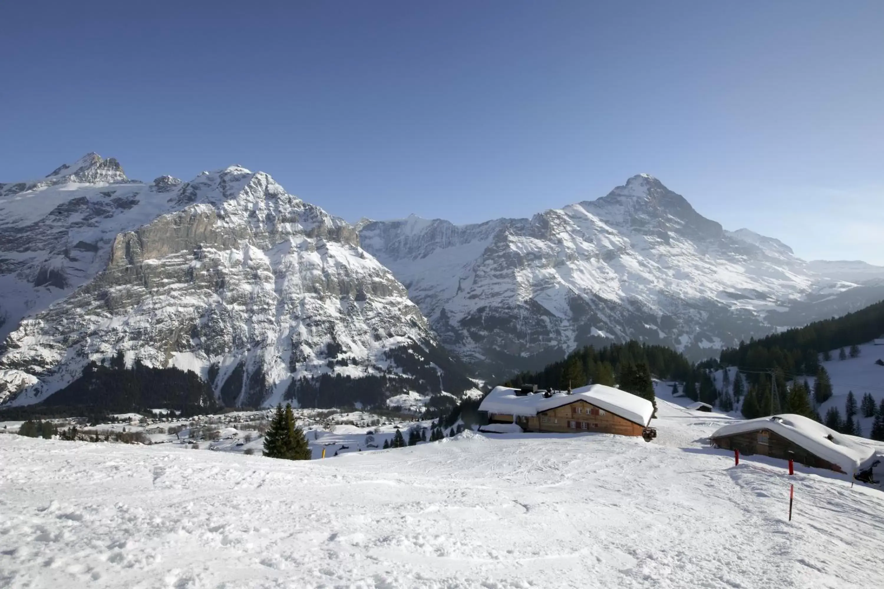 Bird's eye view, Winter in Alpinhotel Bort