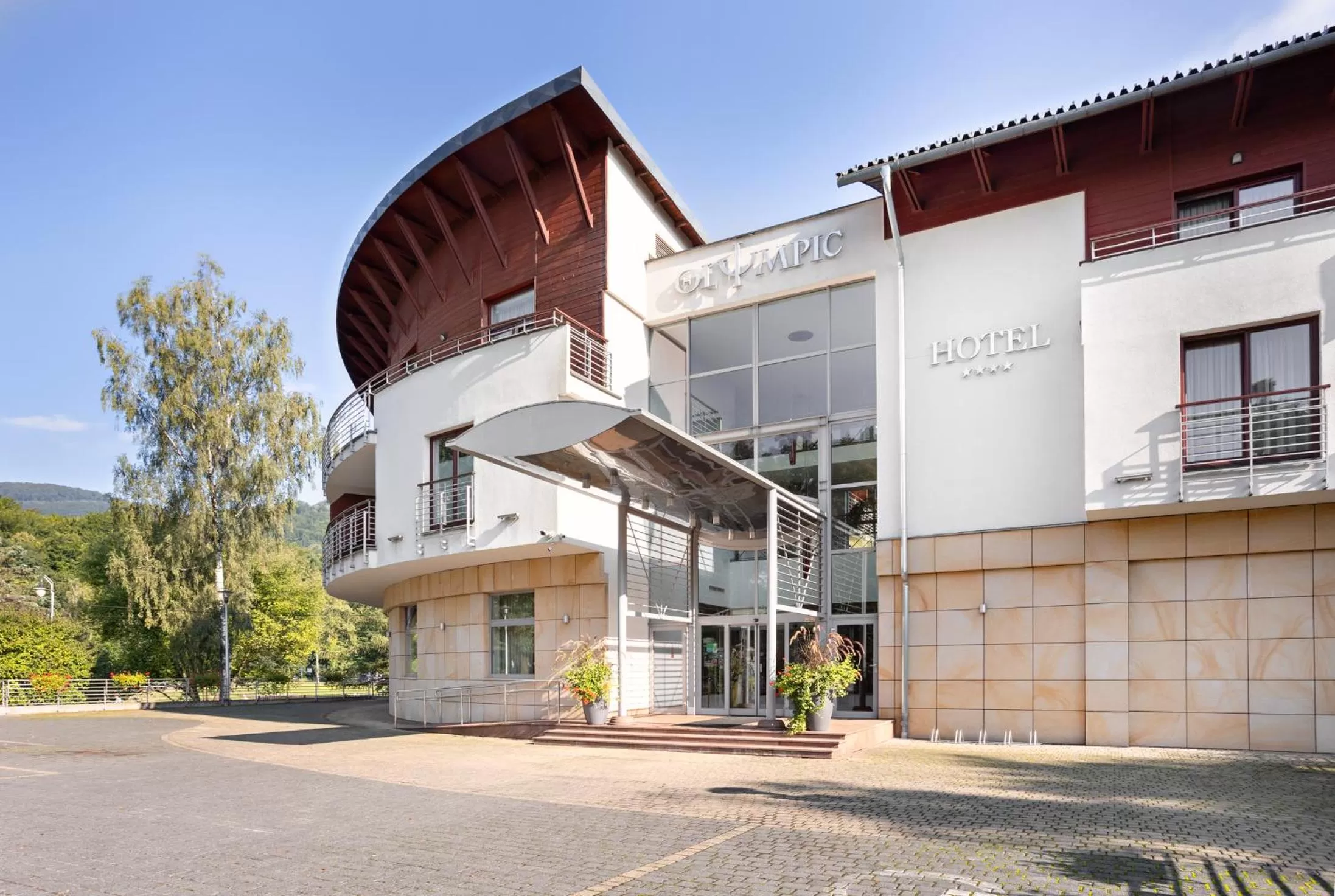 Facade/entrance in Hotel Olympic Spa & Wellness