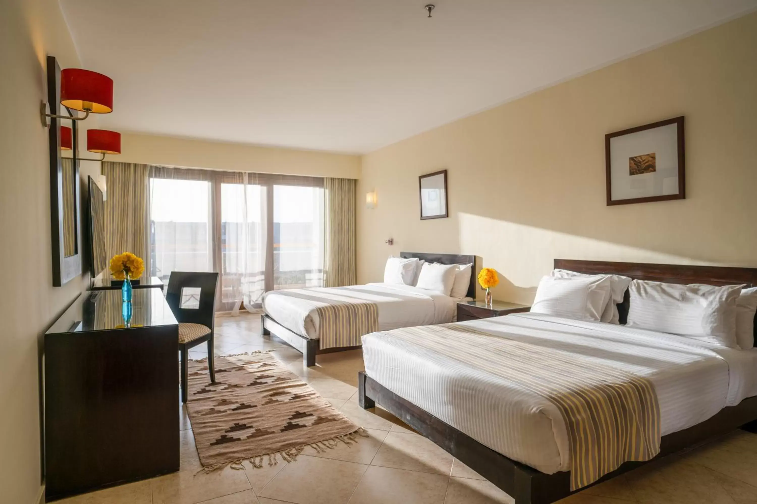 Bedroom, Bed in Fort Arabesque Resort, Spa & Villas Bedroom, Bed in Fort Arabesque Resort, Spa & Villas