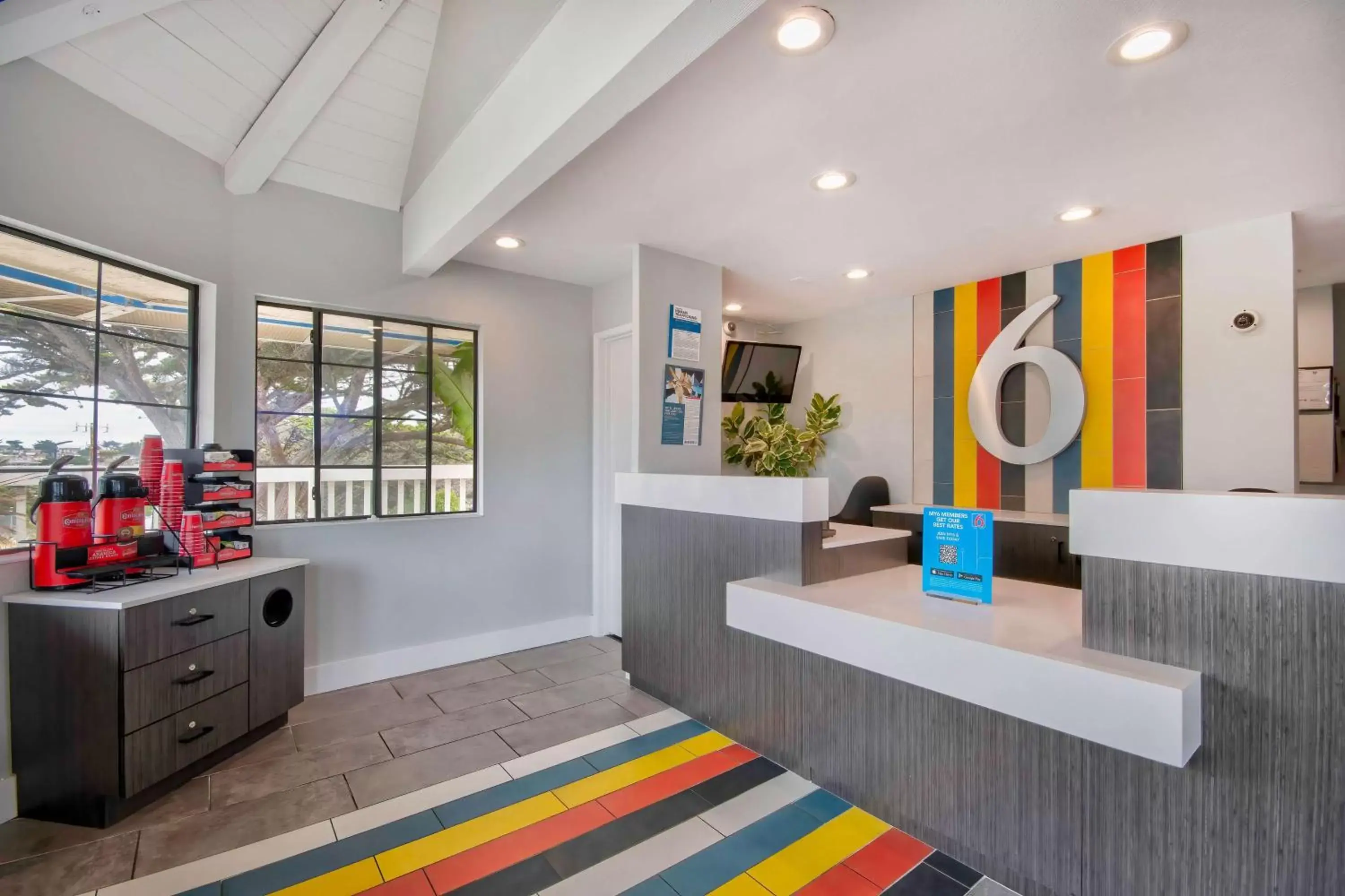 Lobby or reception in Motel 6-Marina, CA - Monterey