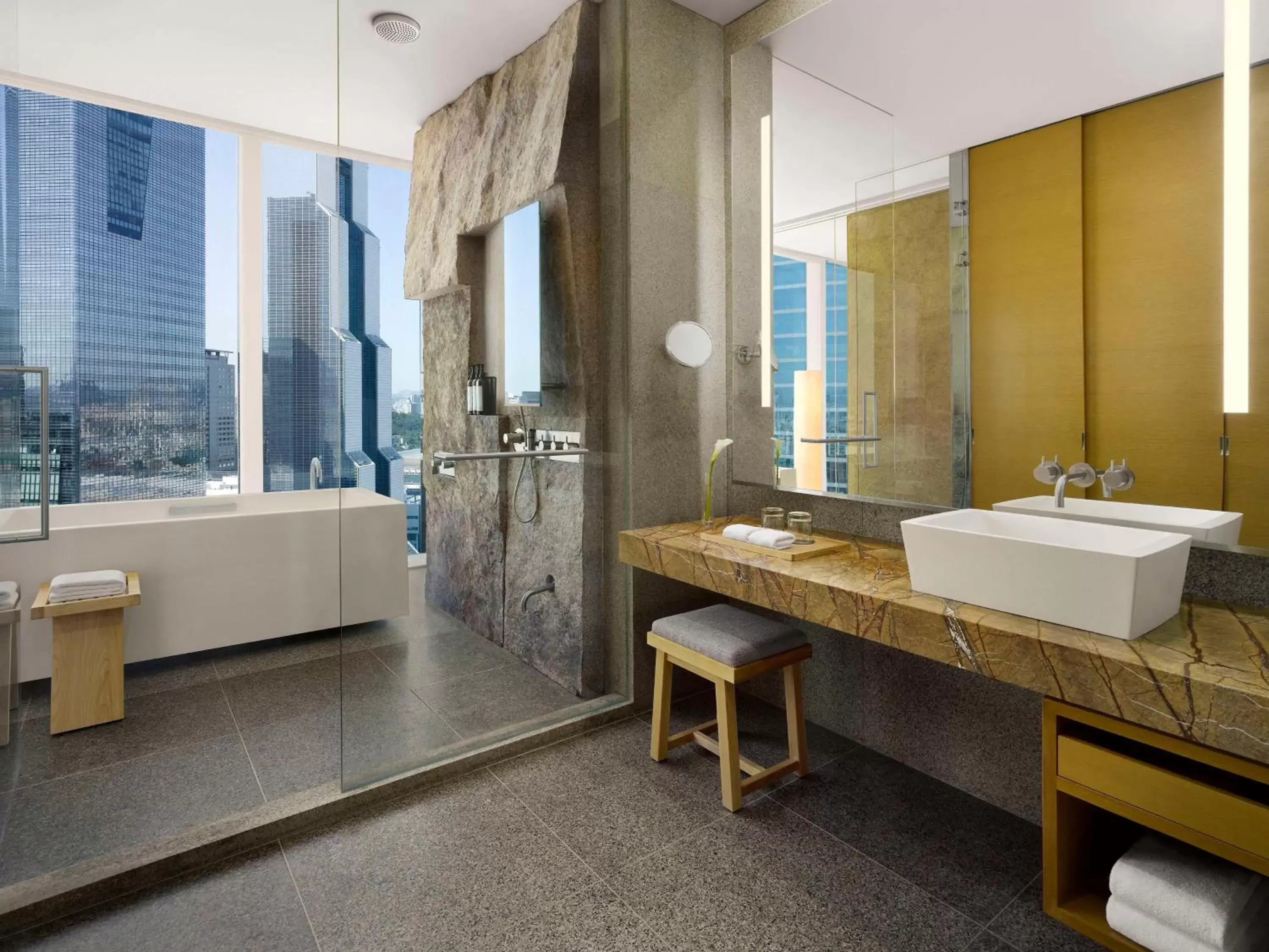 Bathroom in Park Hyatt Seoul