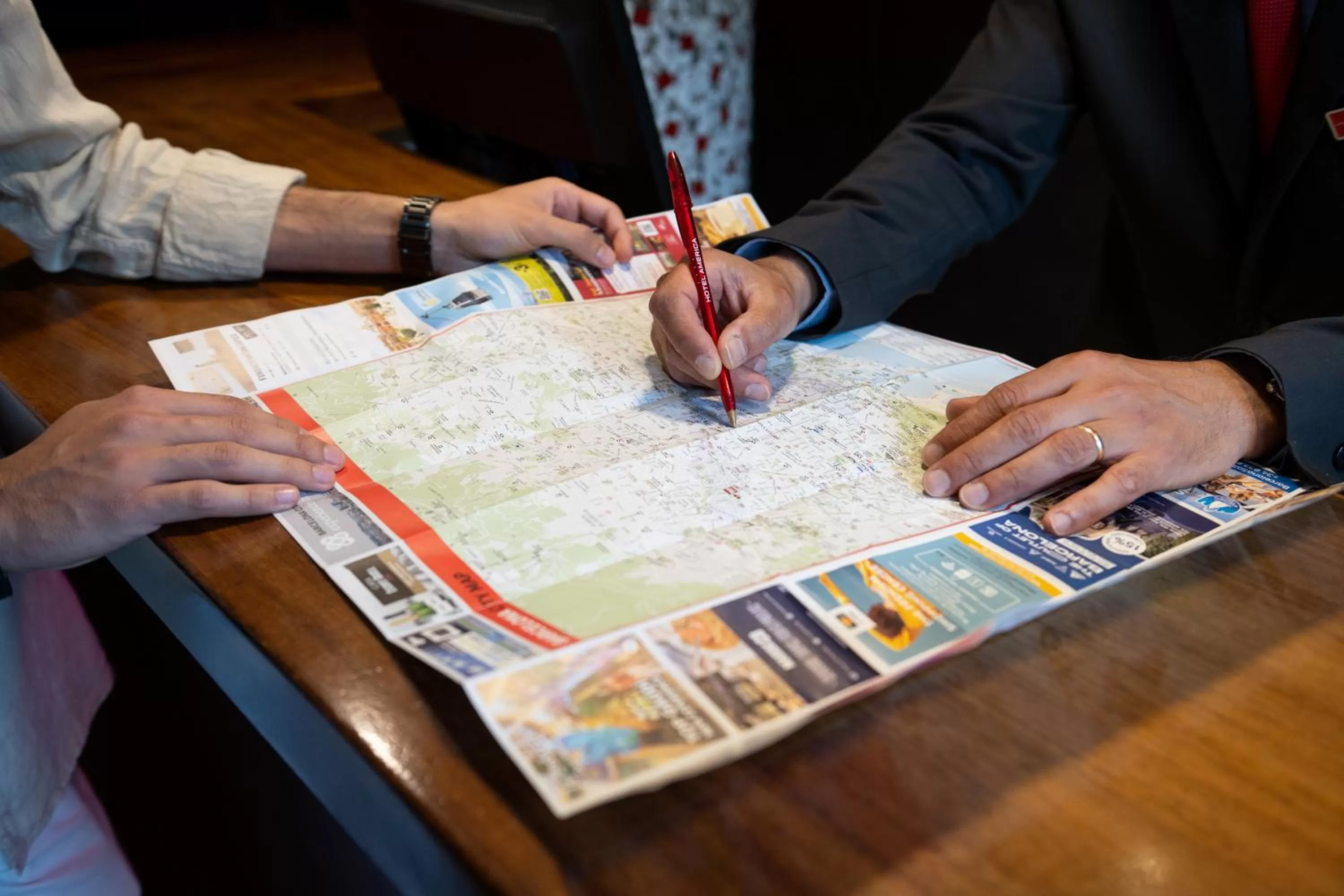 Lobby or reception in Hotel America Barcelona
