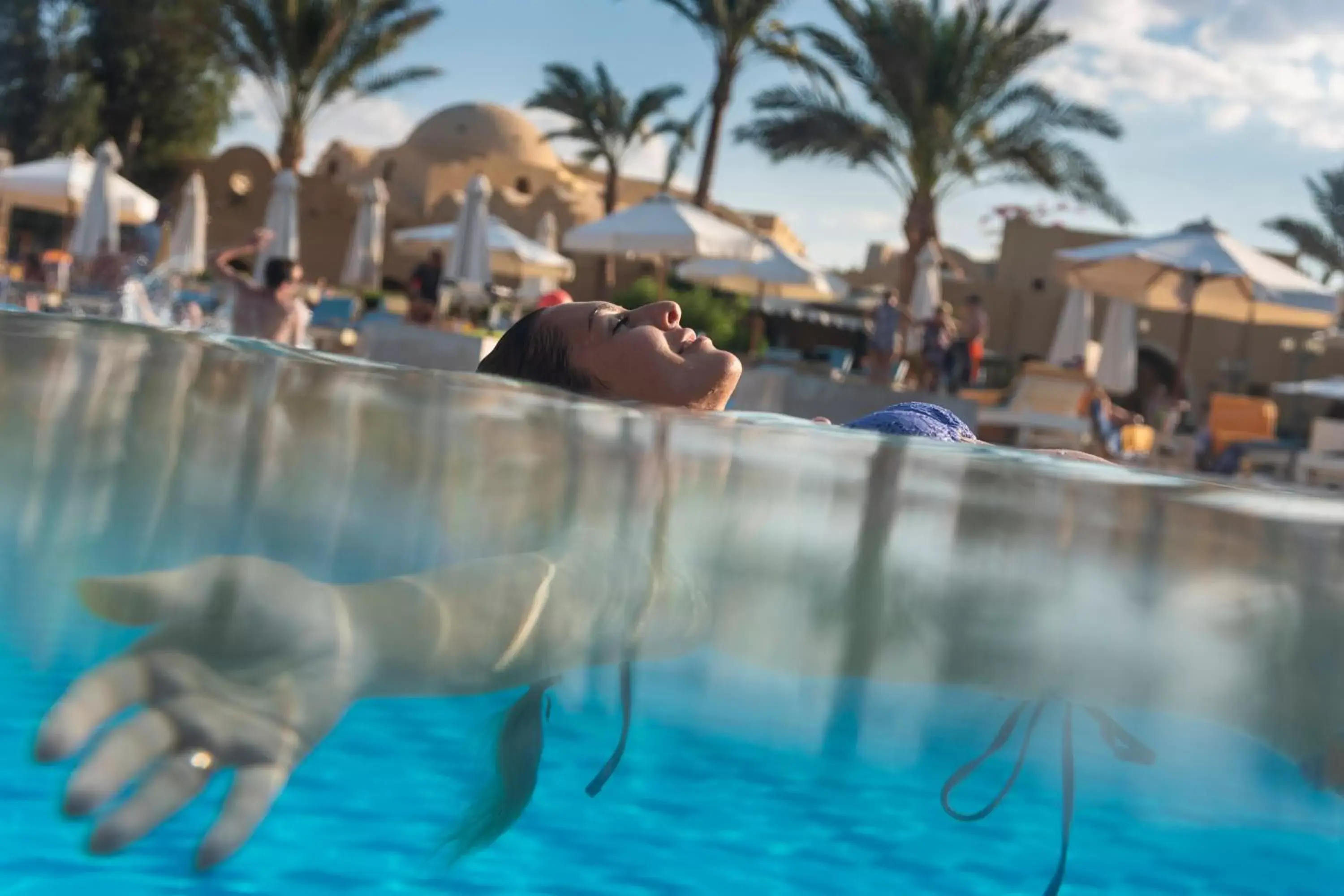 People, Swimming Pool in The Three Corners Rihana Resort El Gouna