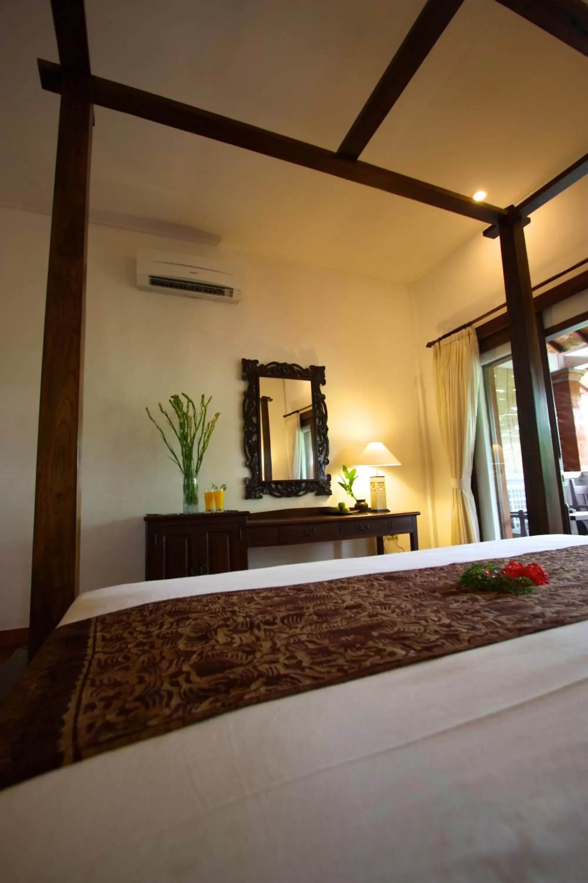 Bed in Bumi Ayu Bungalow Sanur