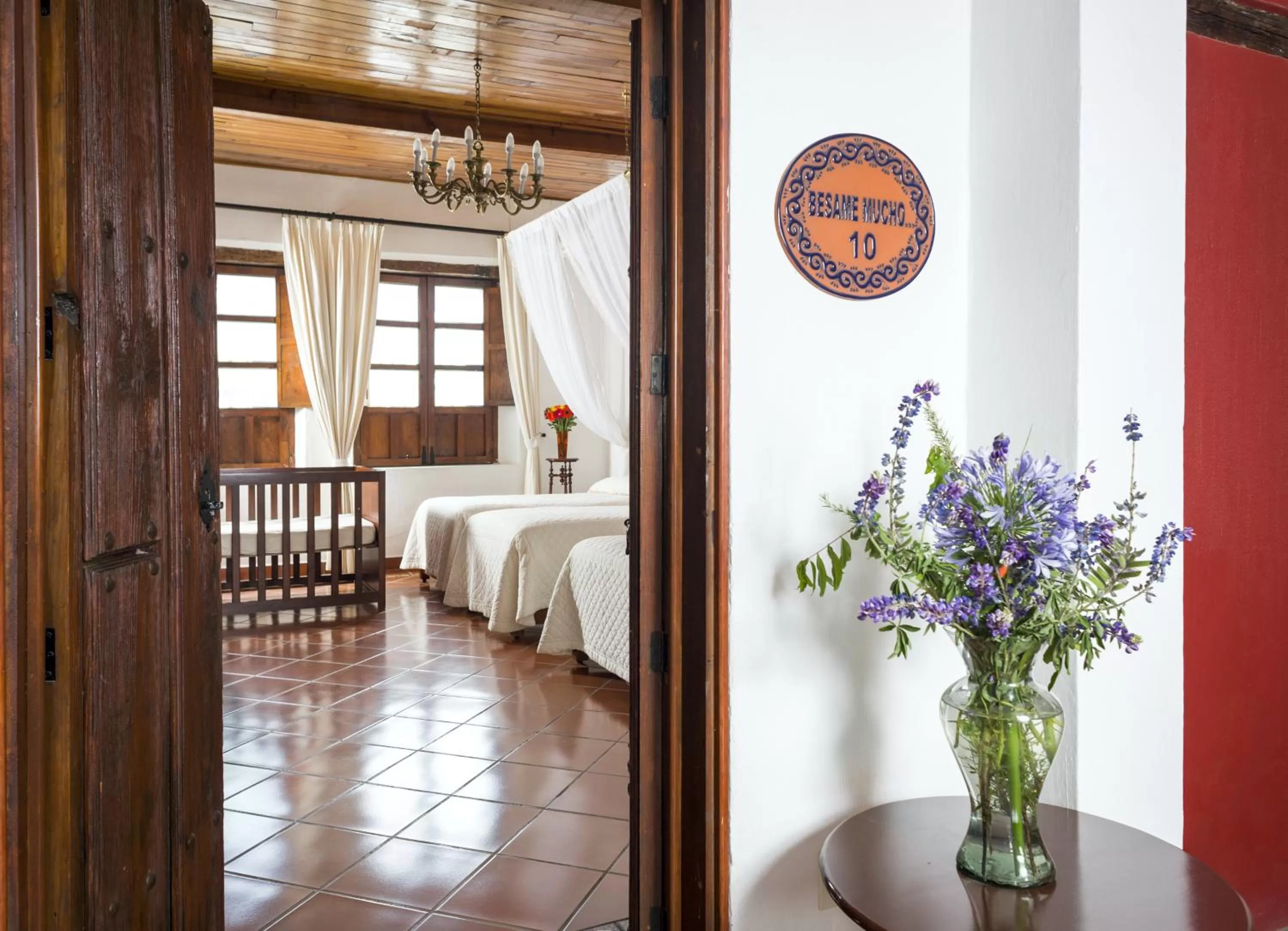 Bed in Hotel Tapalpa de Mis Amores