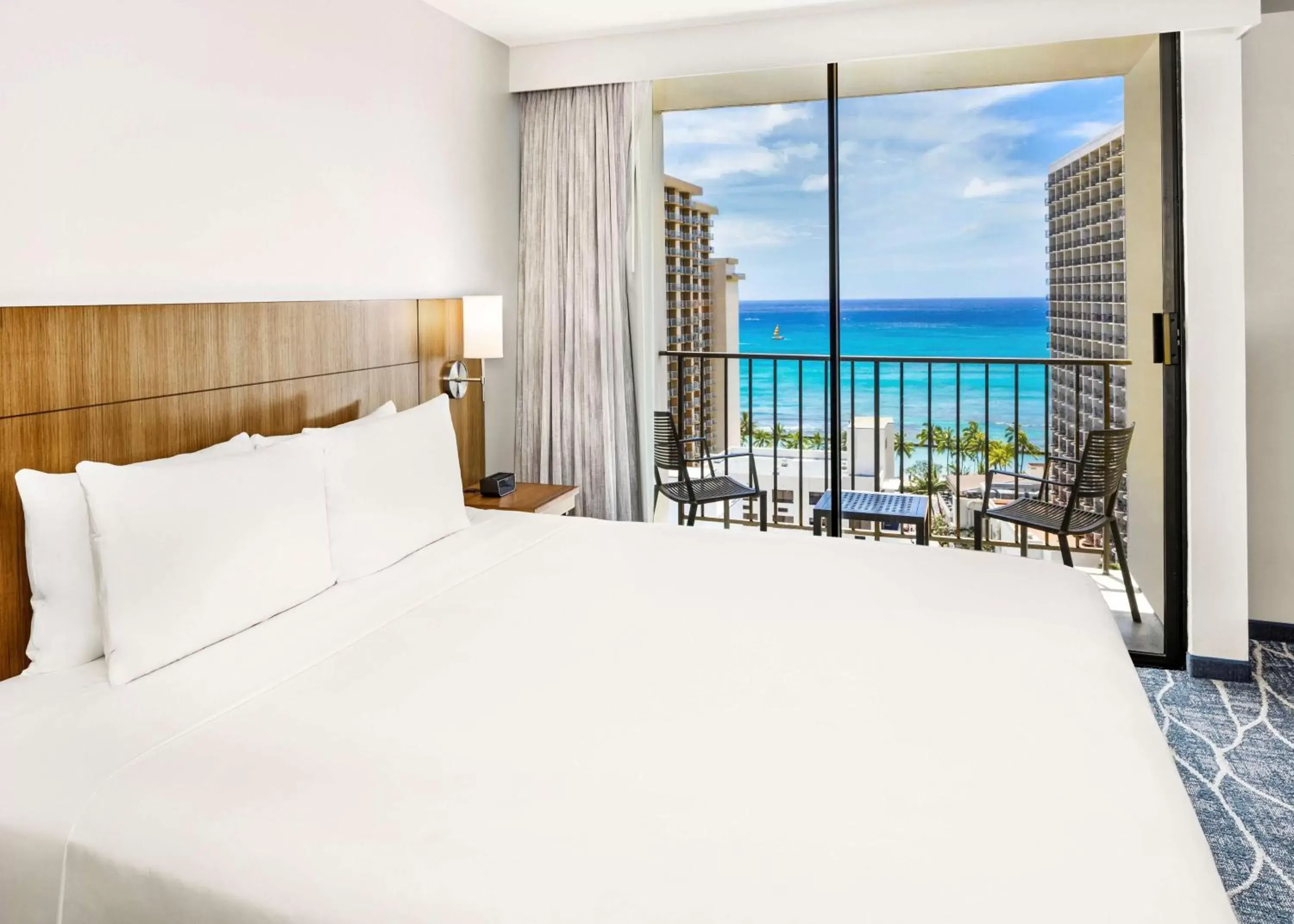 Bedroom, Sea View in Hyatt Place Waikiki Beach