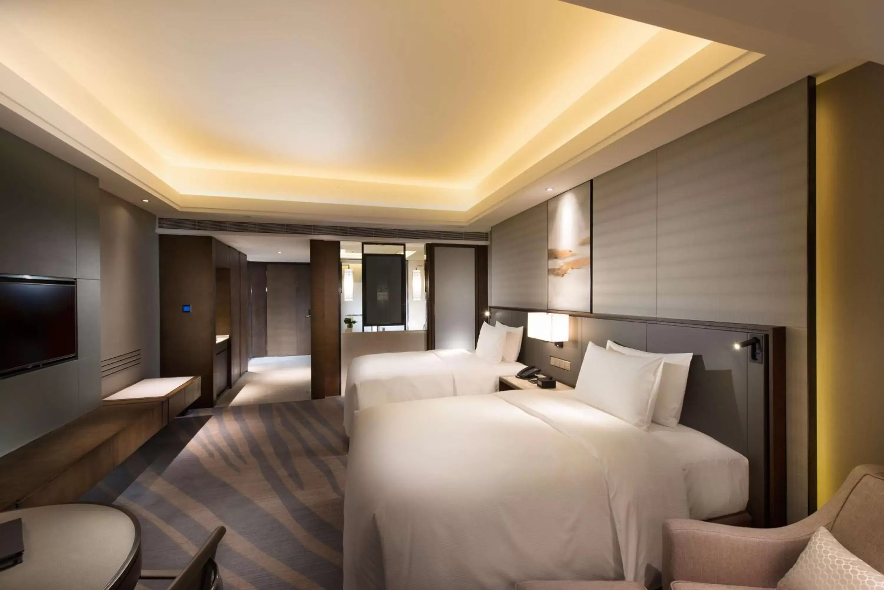 Bed in Hilton Zhoushan