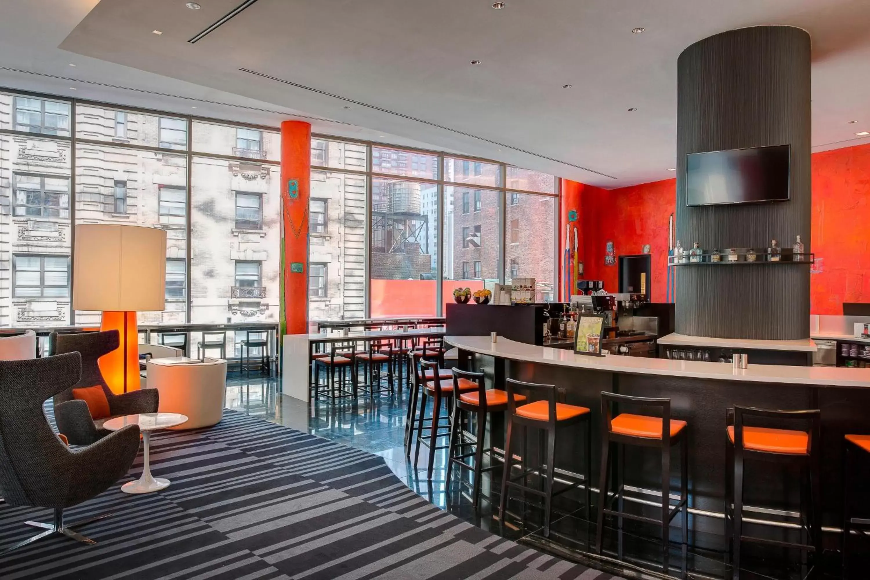 Restaurant/places to eat, Lounge/Bar in Courtyard by Marriott New York Manhattan/Central Park
