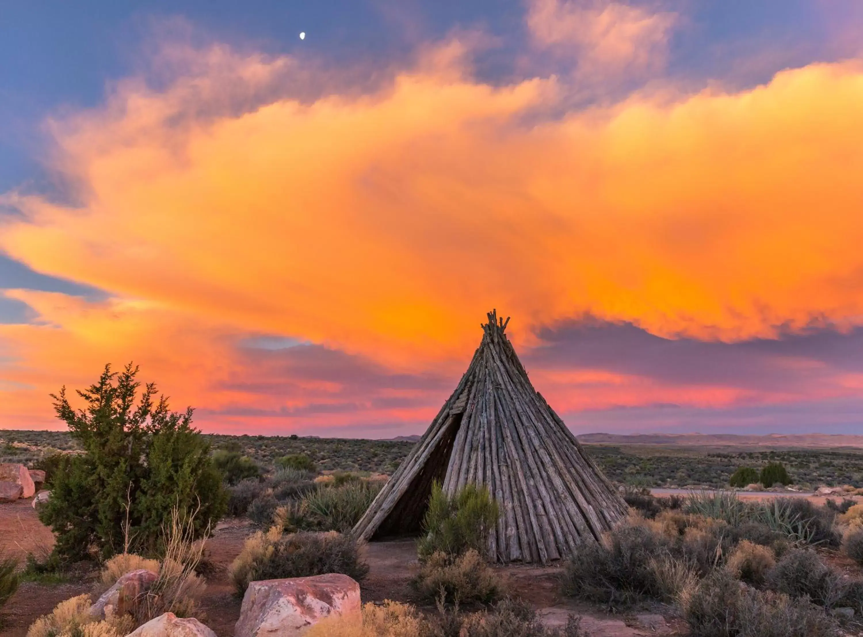 Natural landscape, Sunrise/Sunset in Cabins at Grand Canyon West
