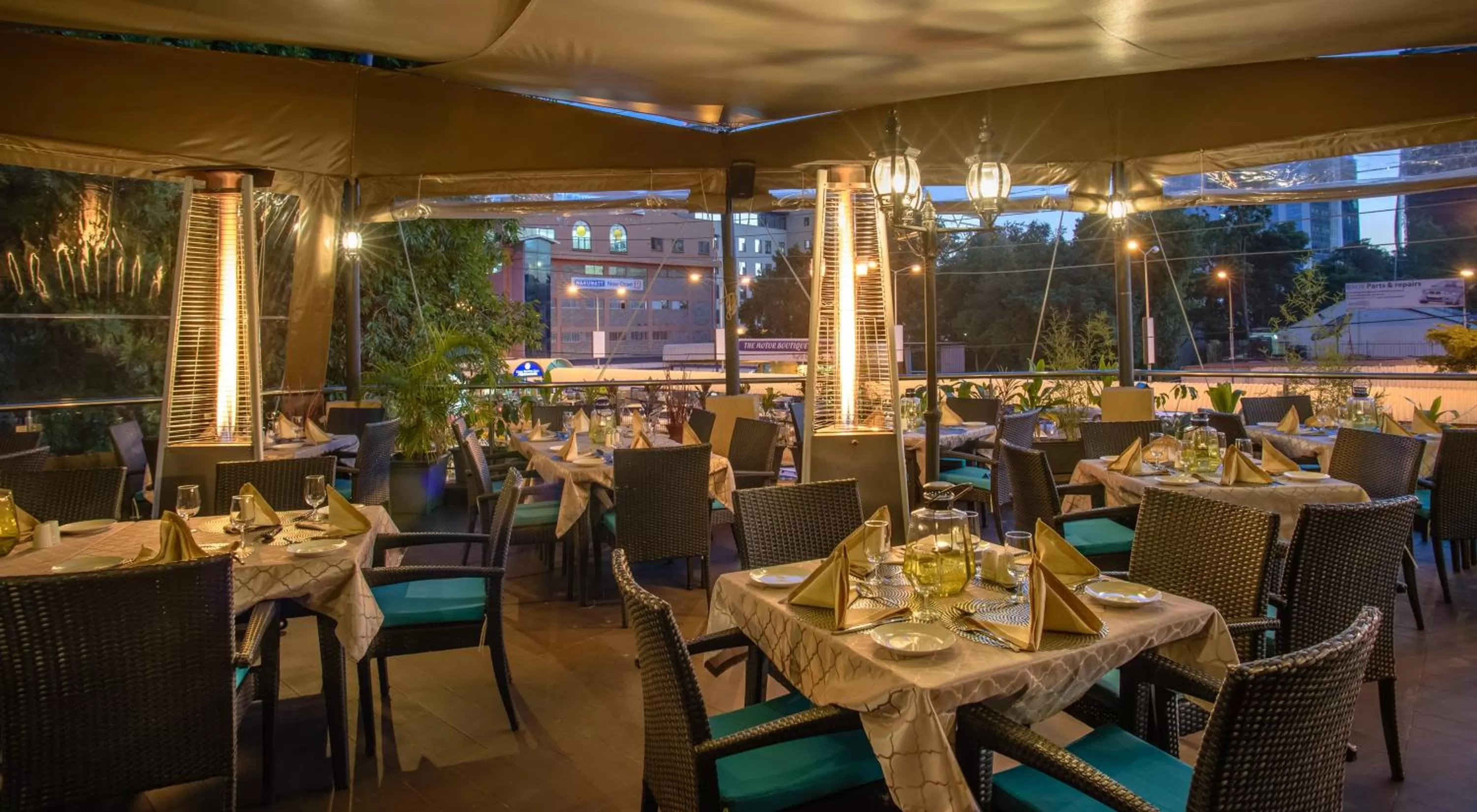 Balcony/Terrace in The Landmark Suites Westlands, Nairobi- Next to Westgate Mall