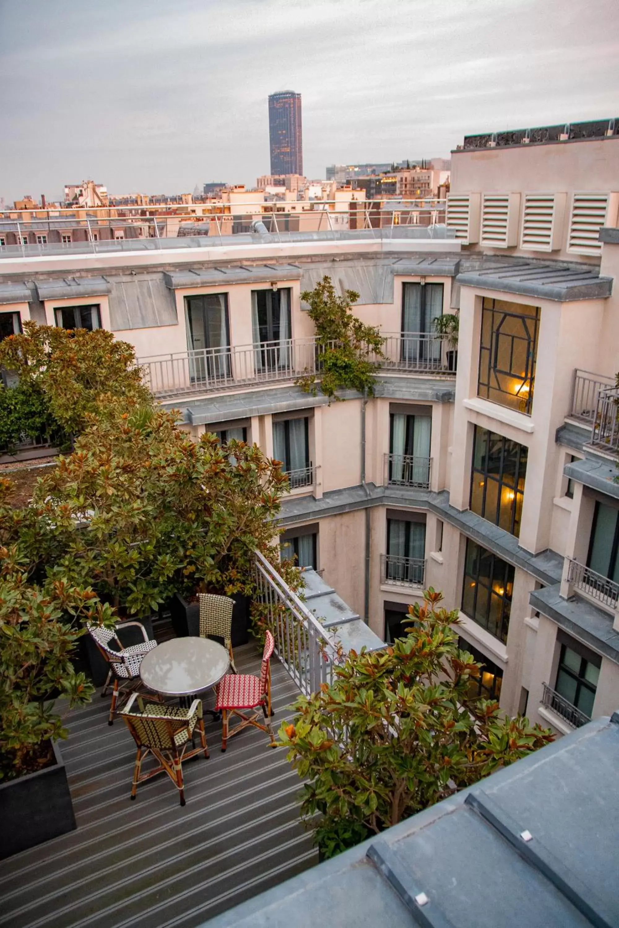 Balcony/Terrace in Hotel Eiffel Blomet
