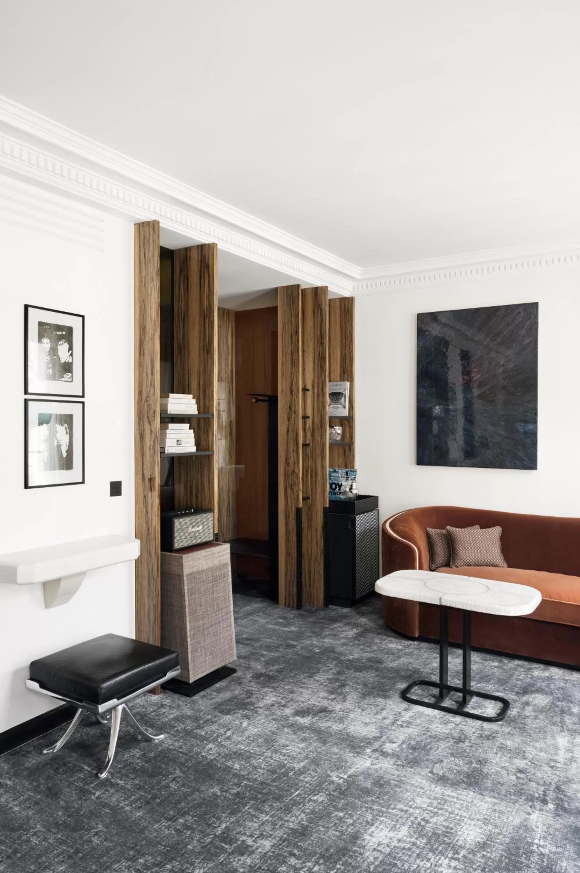 Seating area in Hotel Les Bains Paris