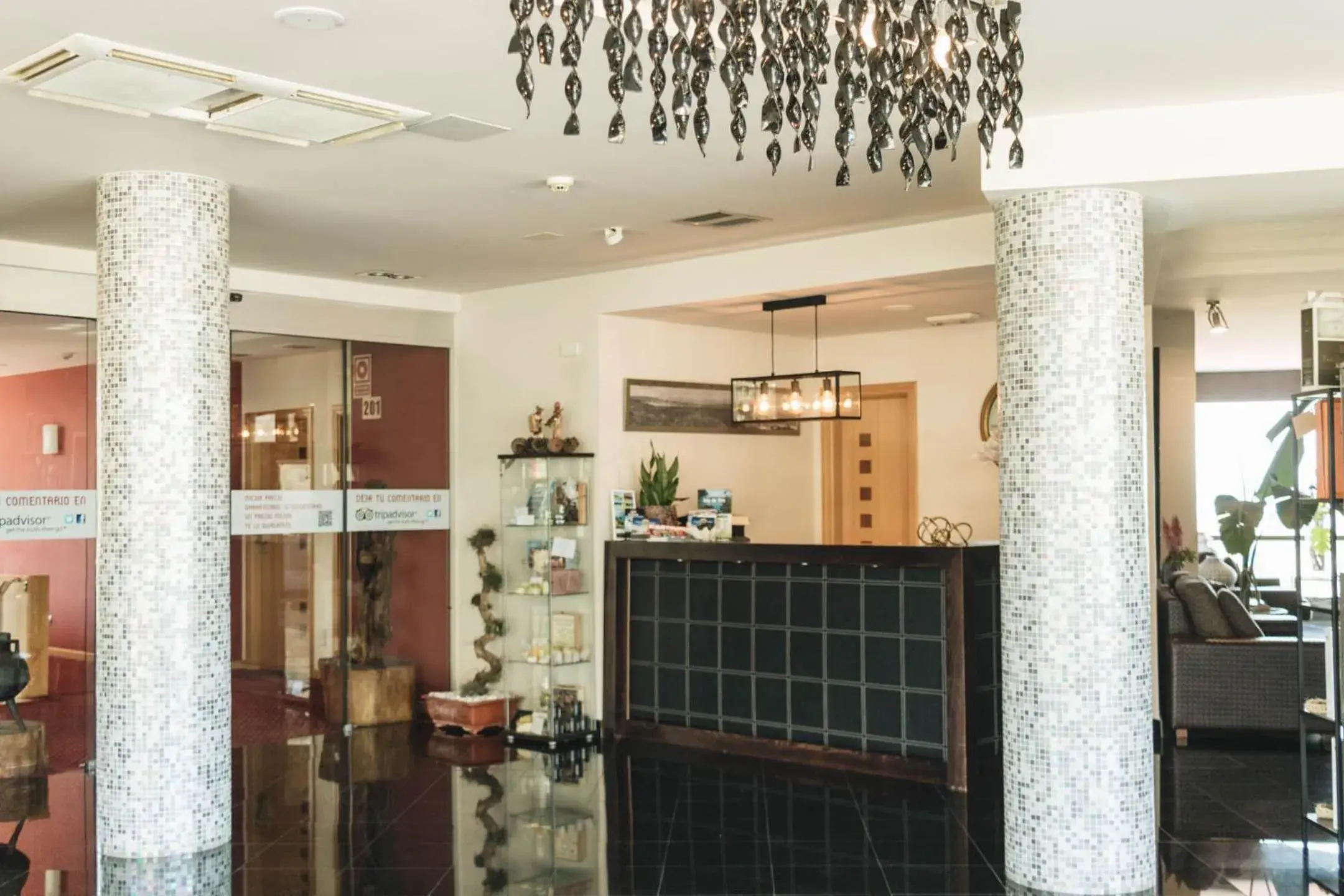 Lobby or reception in Peregrina Hotel Lobby or reception in Peregrina Hotel