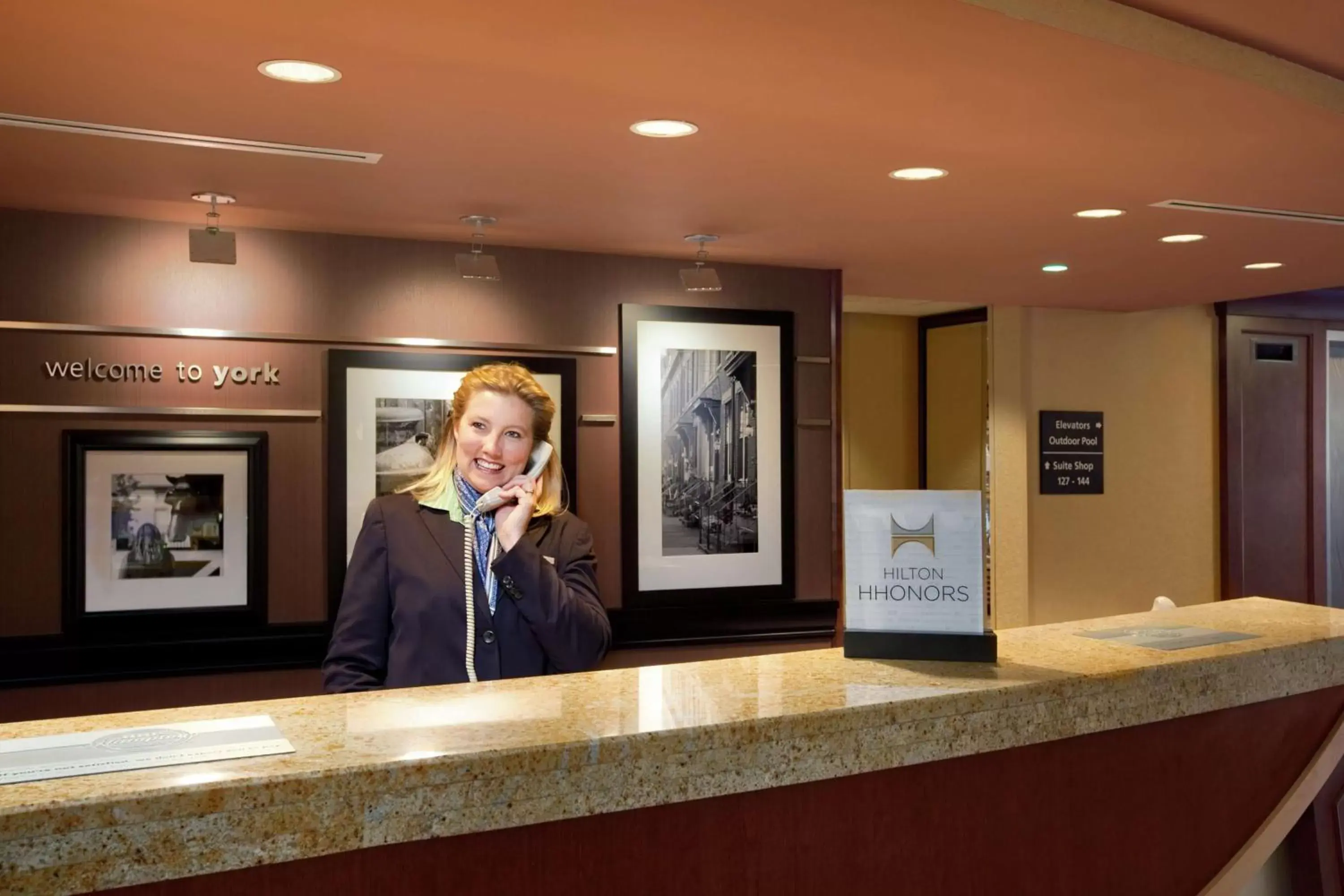 Lobby or reception in Hampton Inn - York Lobby or reception in Hampton Inn - York