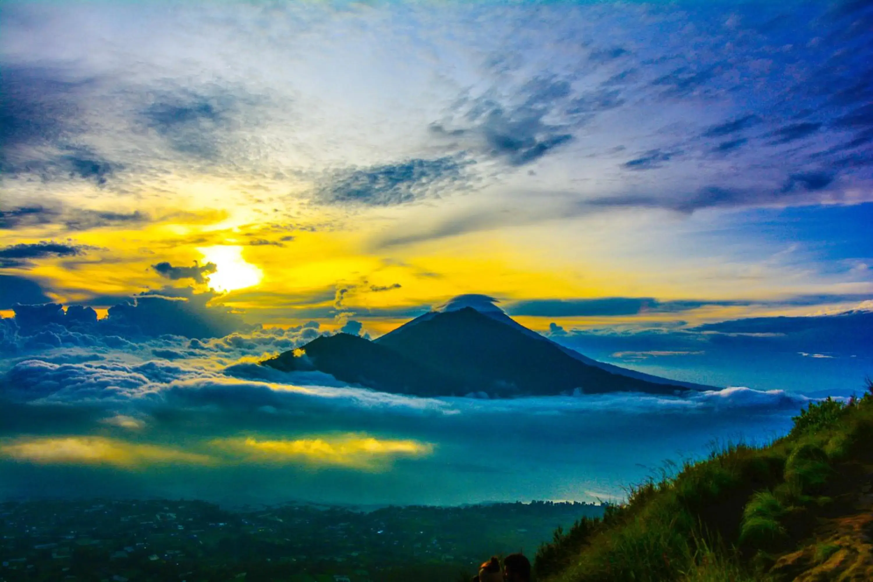 Mountain view in Griya Sriwedari