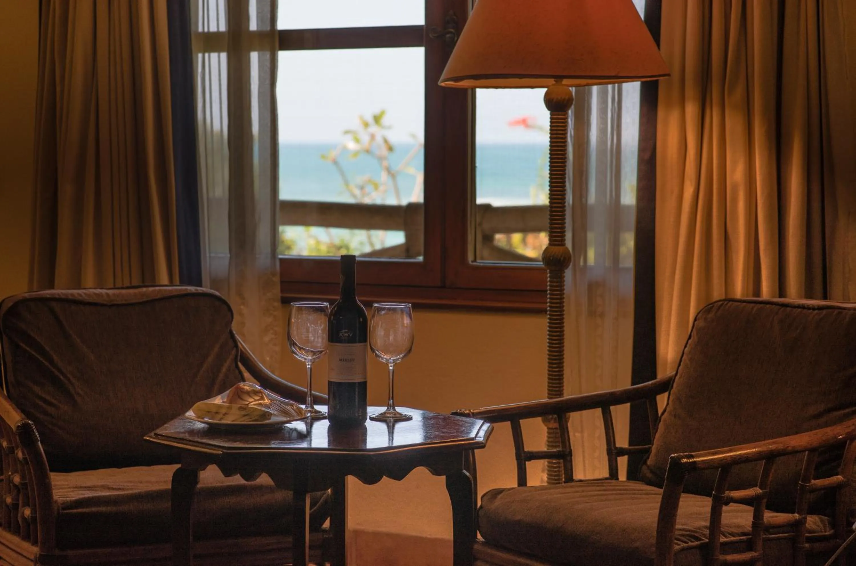 Seating area in Amani Beach Resort