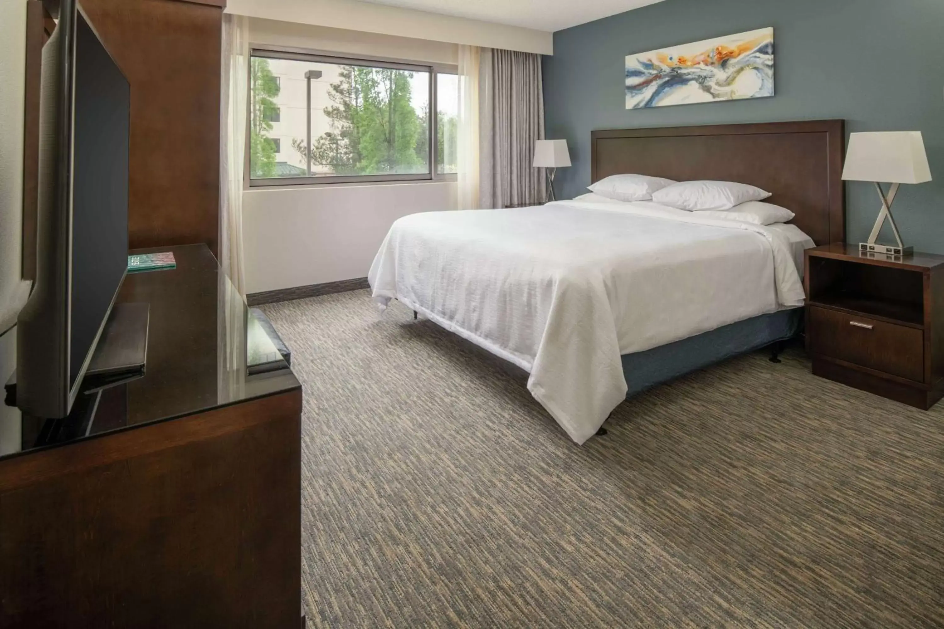 Bedroom, Bed in Embassy Suites By Hilton Seattle - Tacoma International Airport