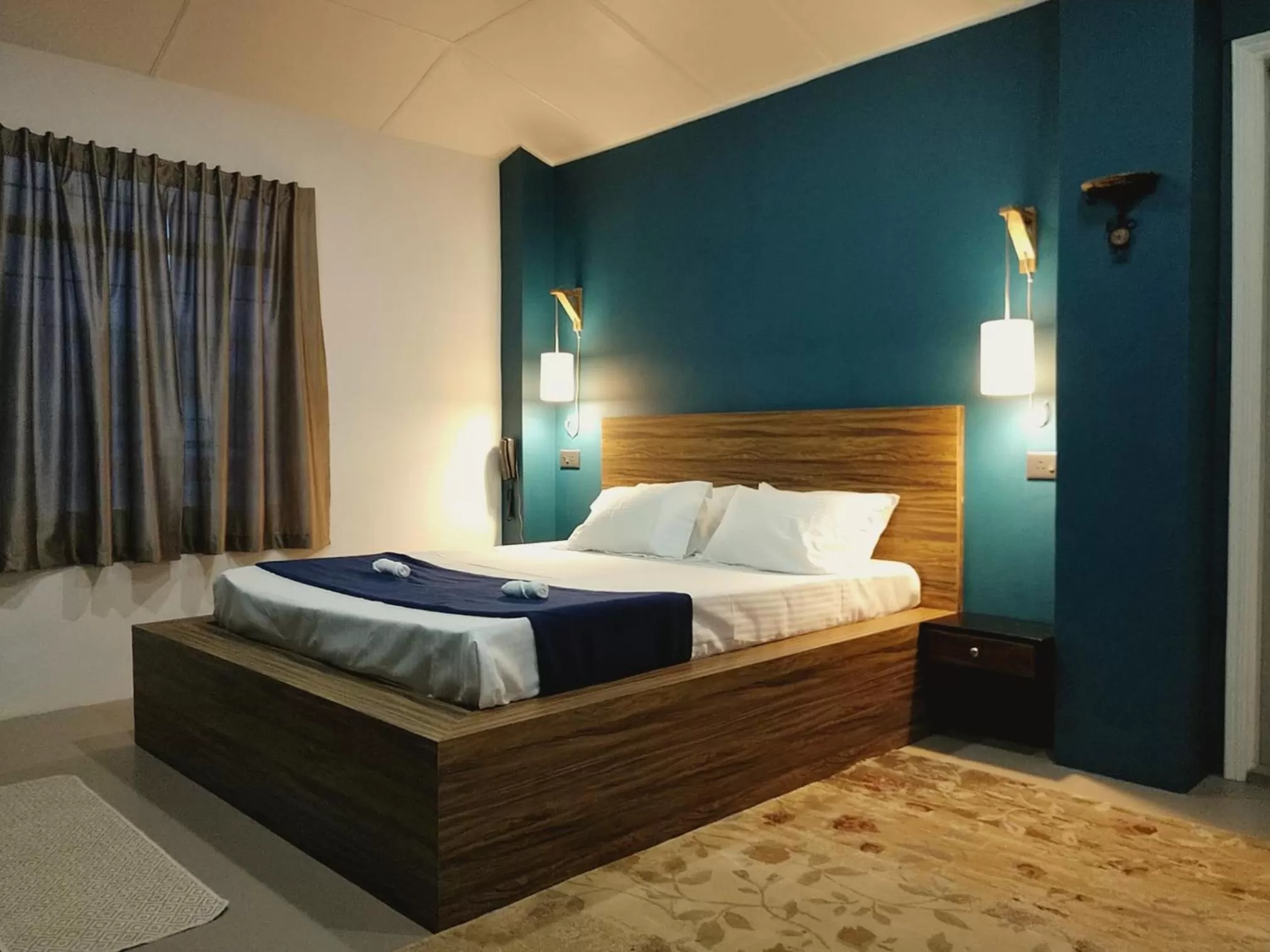 Bed in Rockski Boutique Bed & Breakfast