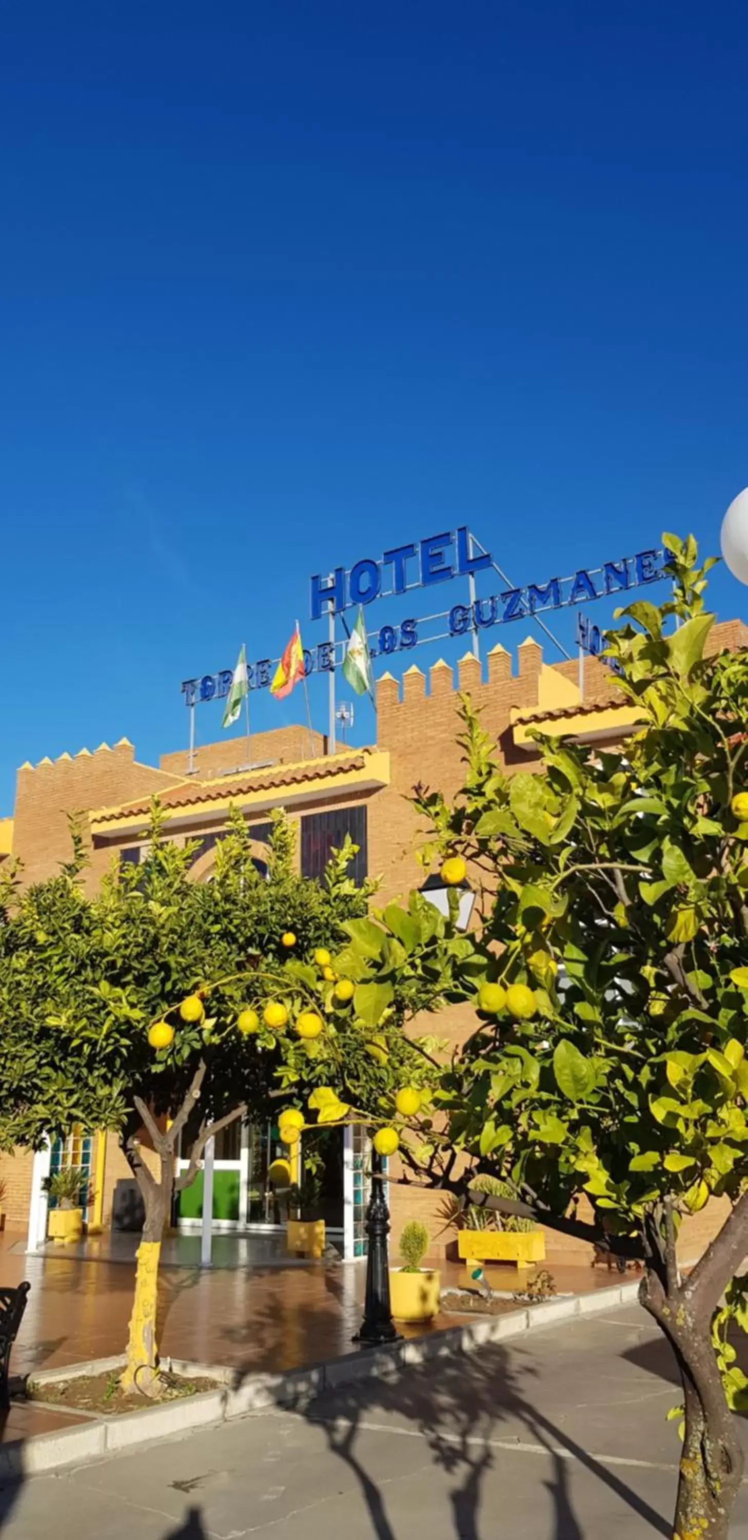 Patio, Property Building in Hotel Torre De Los Guzmanes