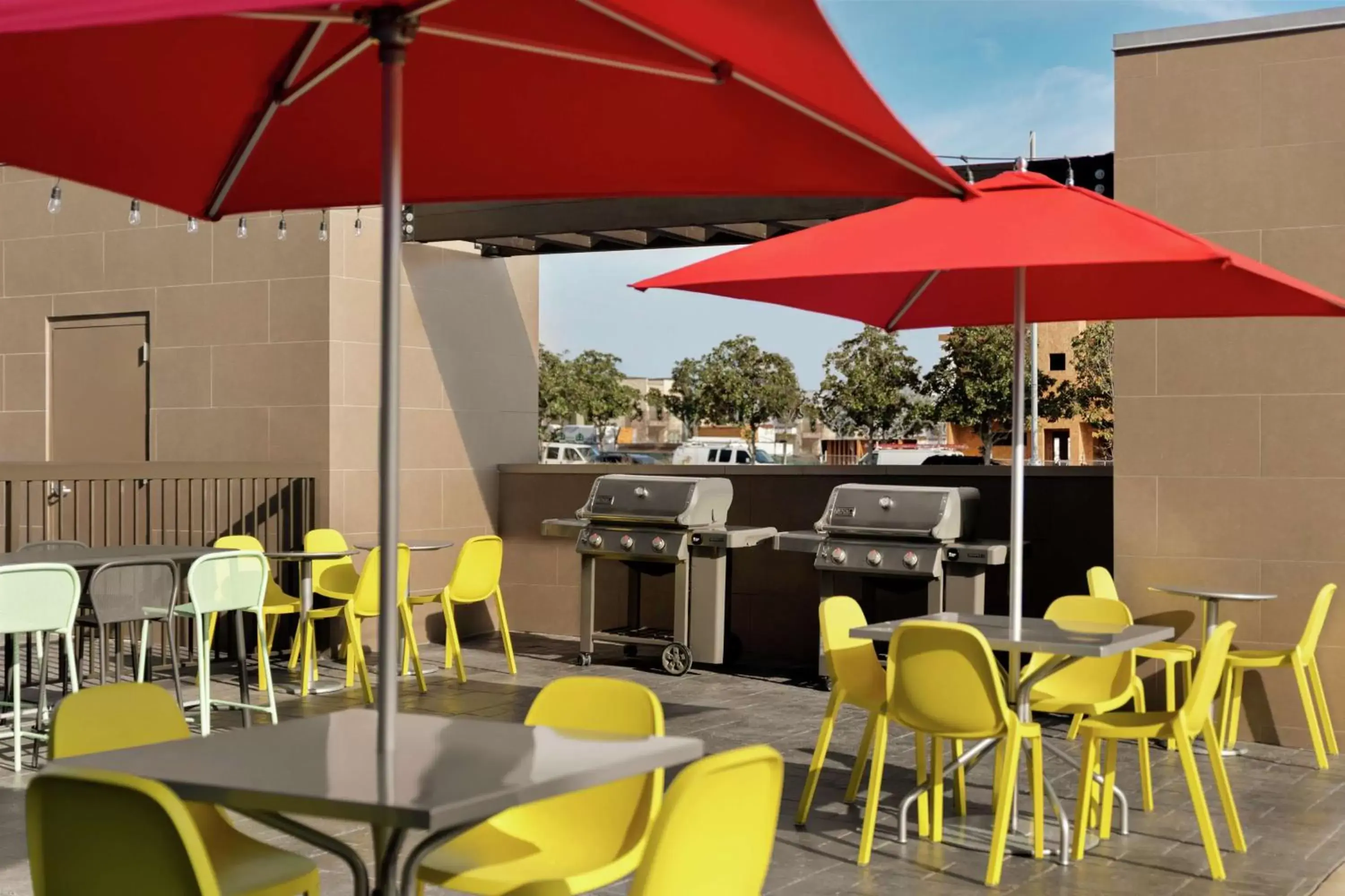 Patio, Restaurant/Places to Eat in Home2 Suites By Hilton San Antonio North Stone Oak