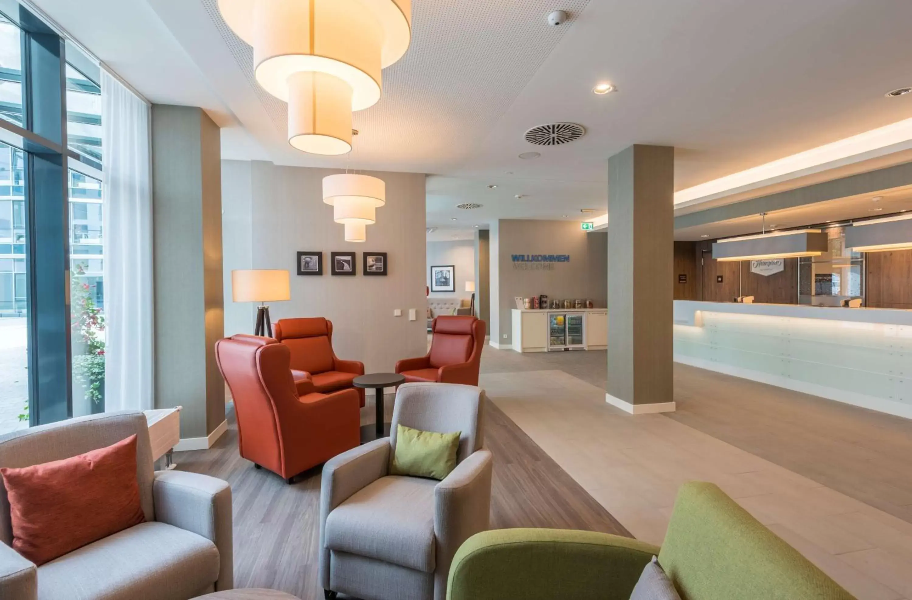 Lobby or reception, Lobby/Reception in Hampton By Hilton Munich City West