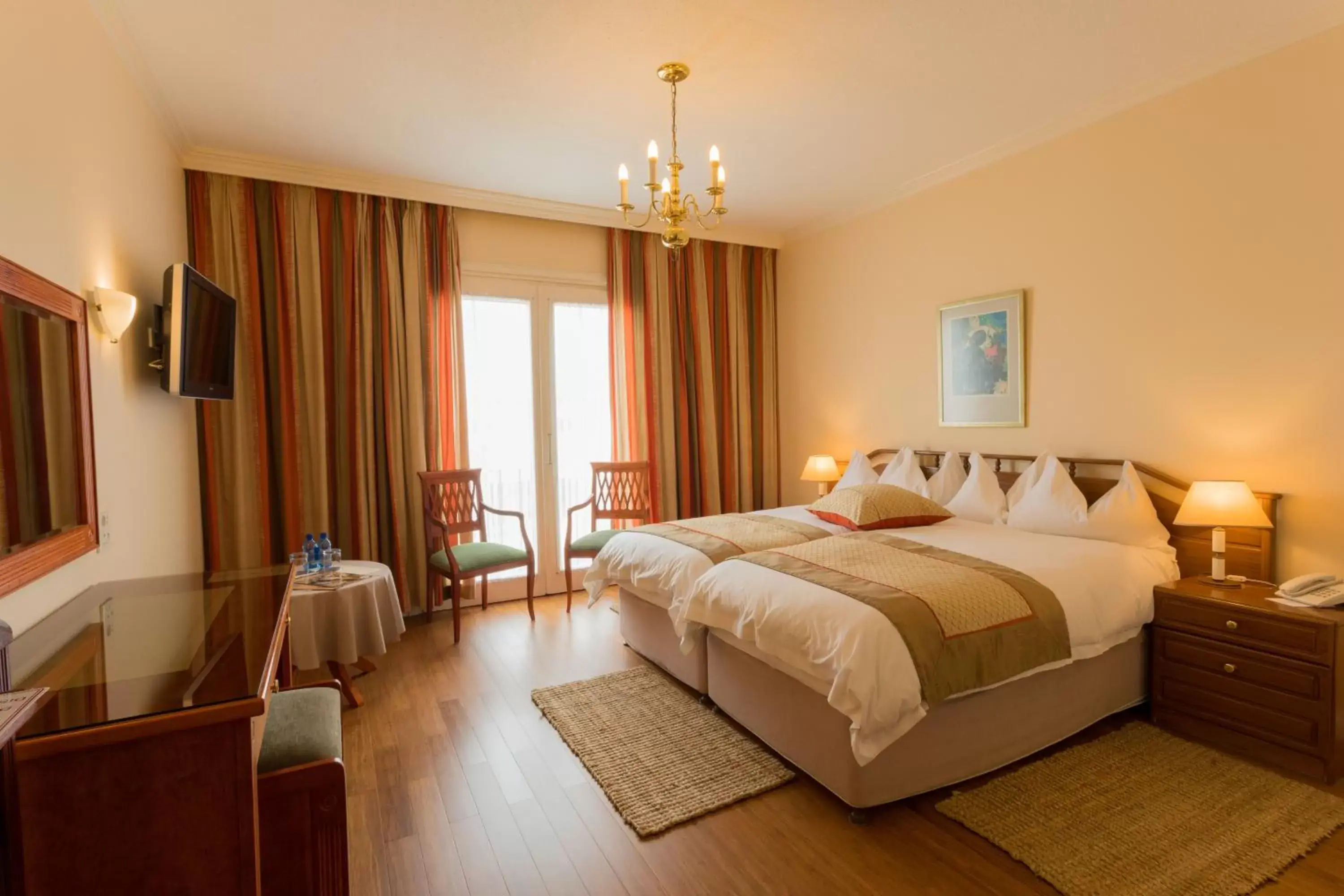 Bedroom, Bed in Hansa Hotel Swakopmund Bedroom, Bed in Hansa Hotel Swakopmund