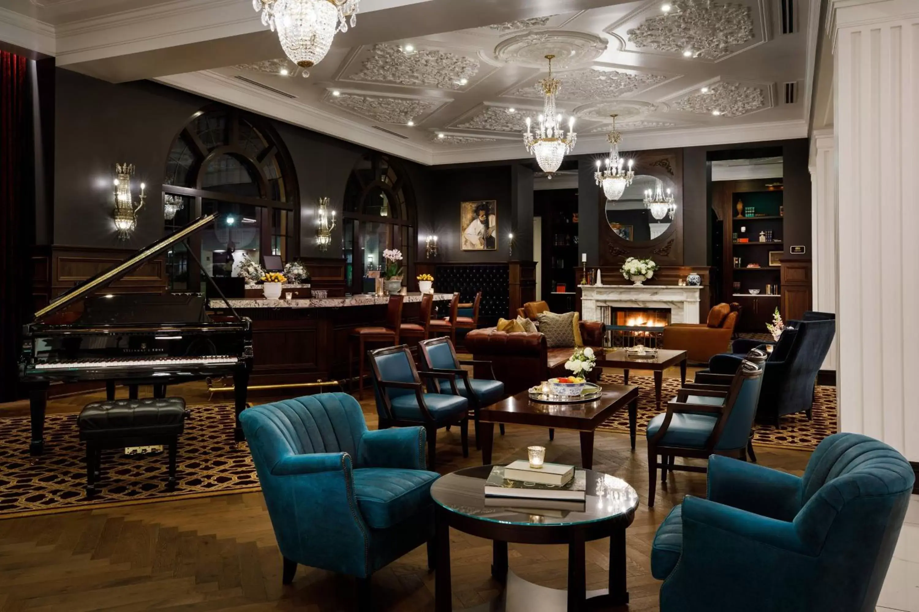 Lounge or bar, Restaurant/Places to Eat in Hotel Carmichael, Autograph Collection