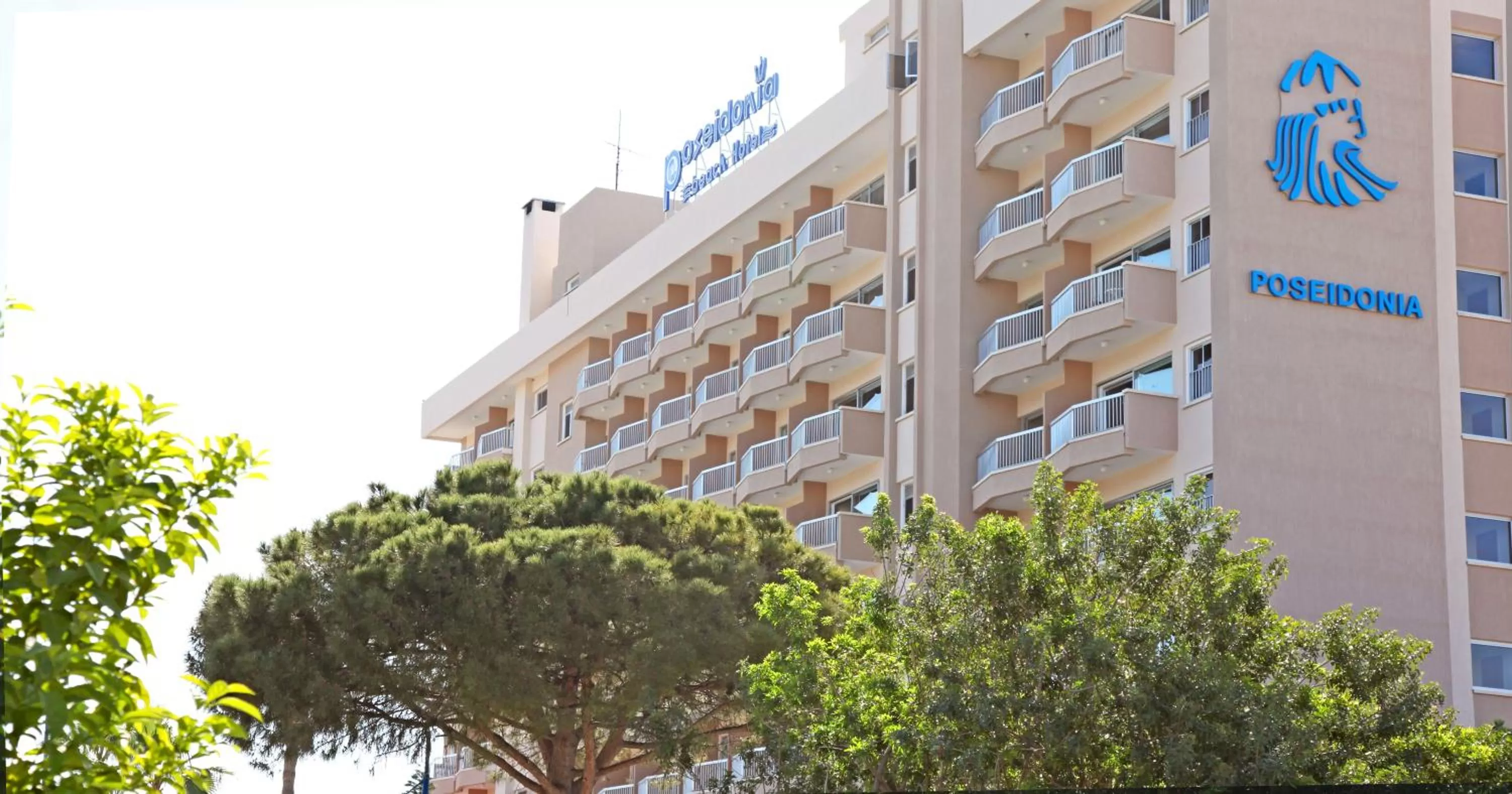 Facade/entrance in Poseidonia Beach Hotel