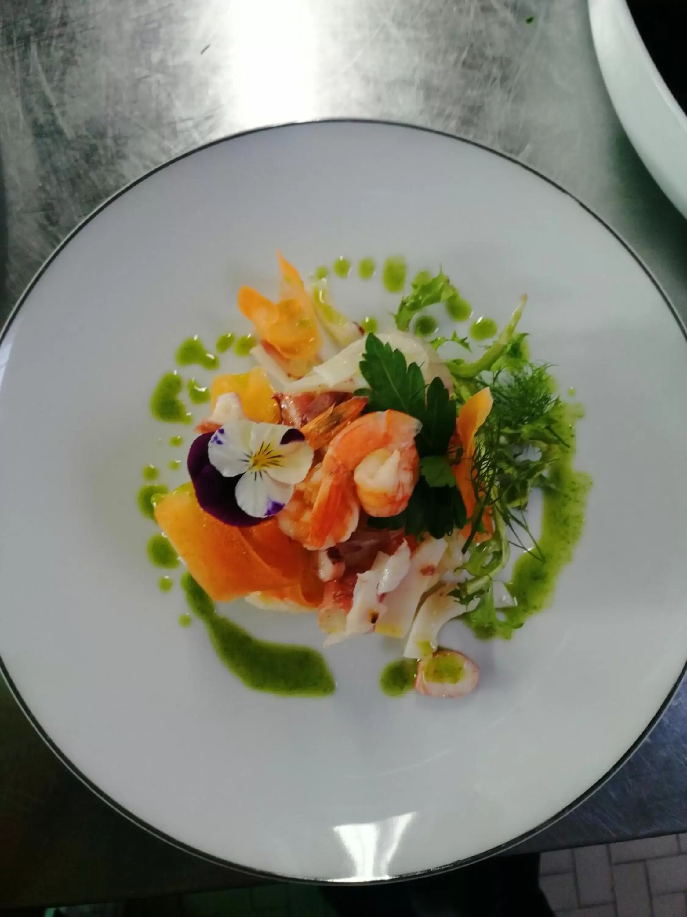 Quadruple Room with Sea View in Hotel Riposo Quadruple Room with Sea View in Hotel Riposo