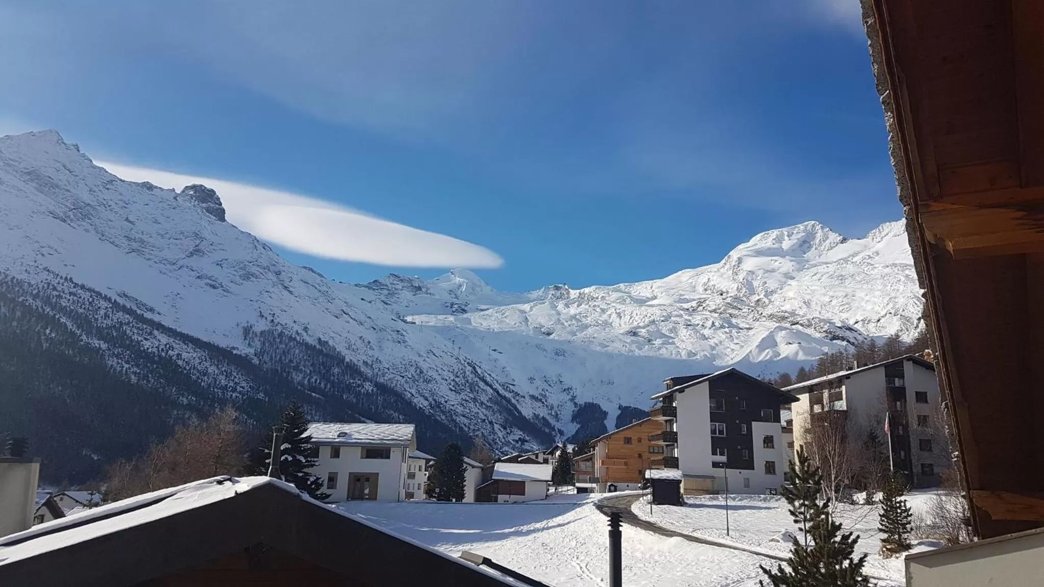 Mountain view, Winter in Hotel Alpenperle