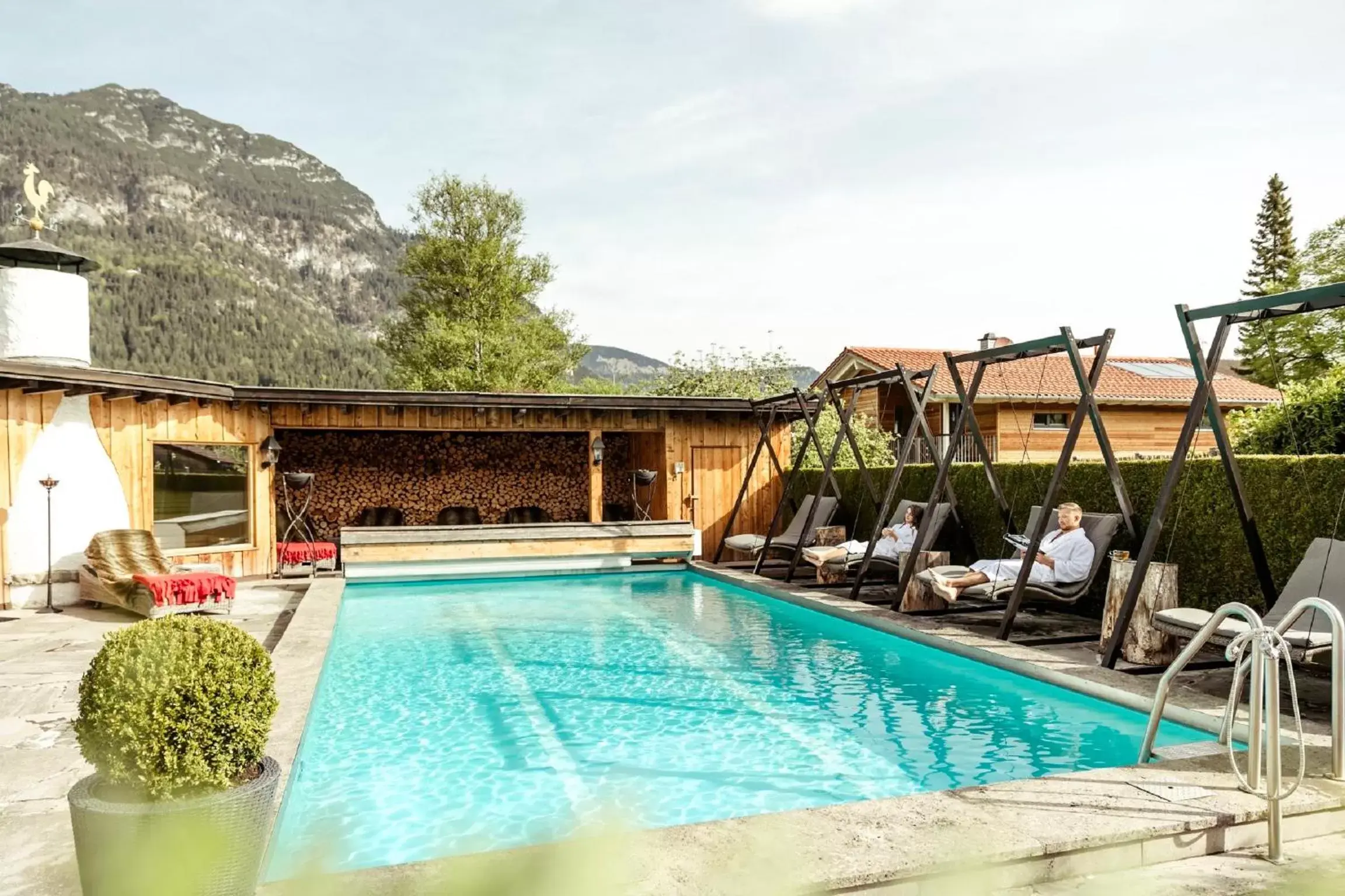 Swimming Pool in Hotel Staudacherhof History & Lifestyle