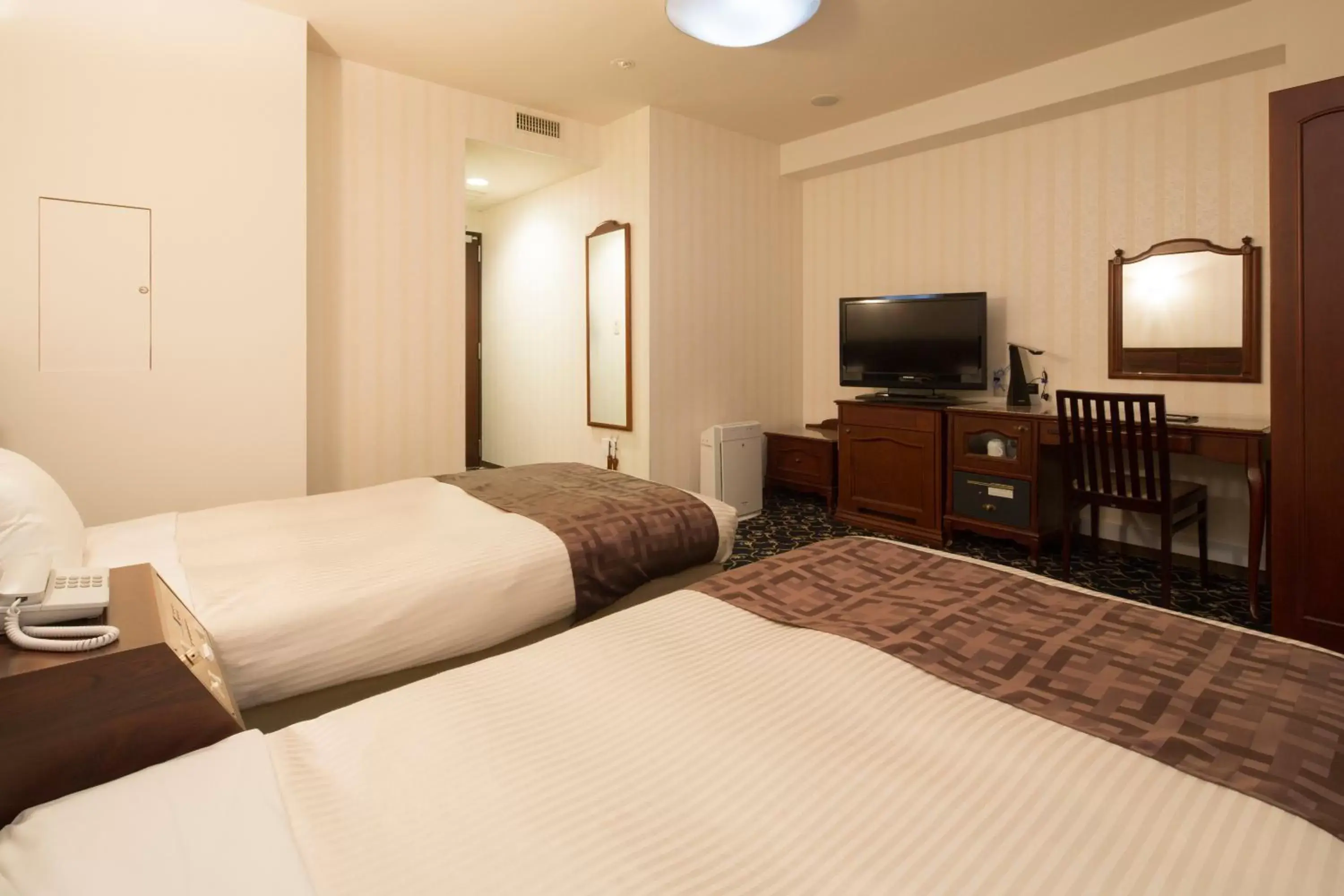 Photo of the whole room, Bed in Premier Hotel-CABIN-Sapporo