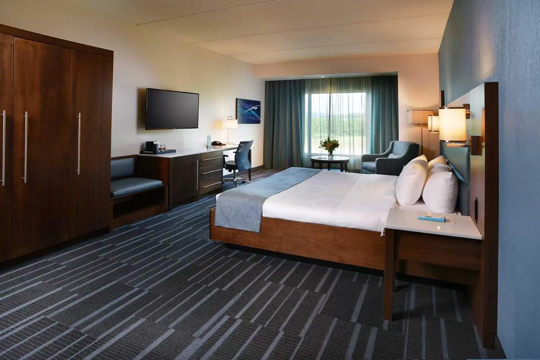 Bed in Tioga Downs Casino and Resort