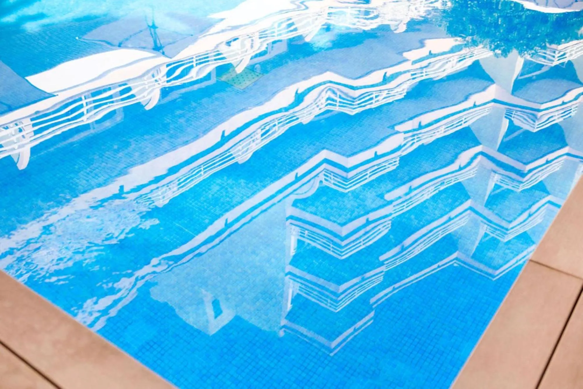 Pool view in Hotel Agua Beach "Adults only"