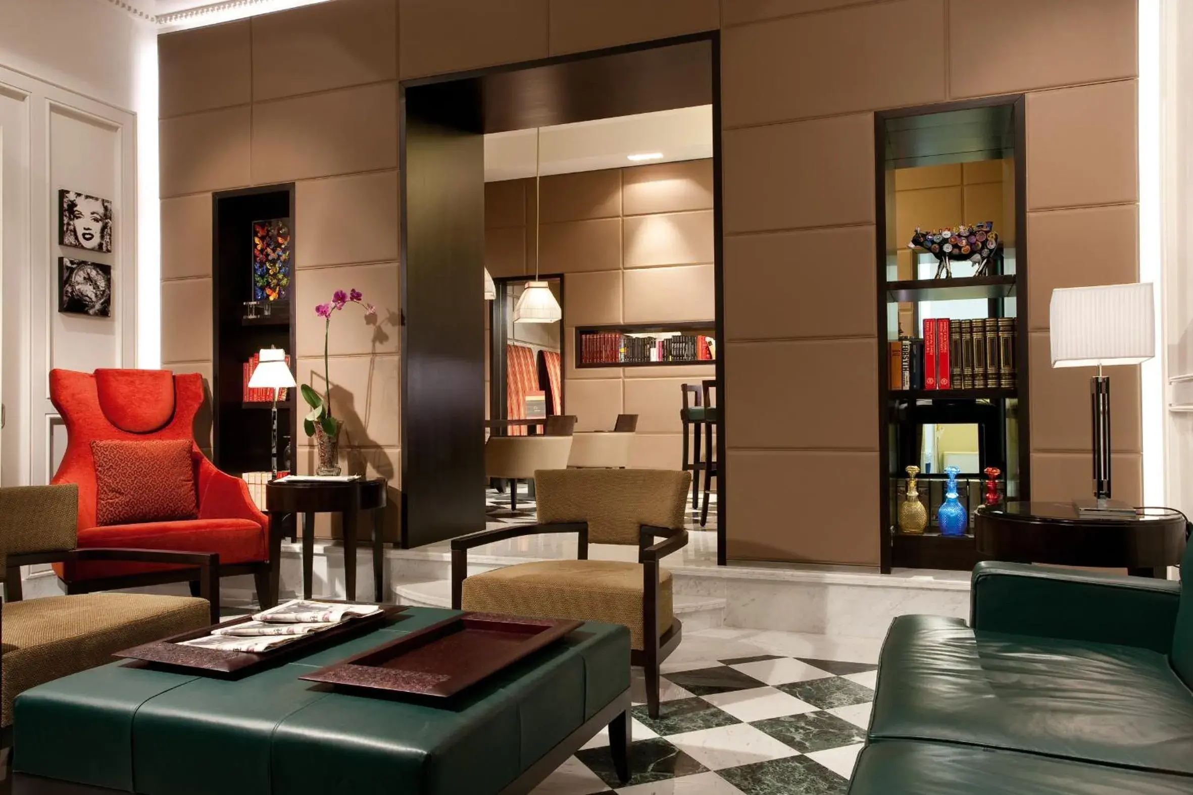 Lounge or bar, Lobby/Reception in Hotel Mascagni