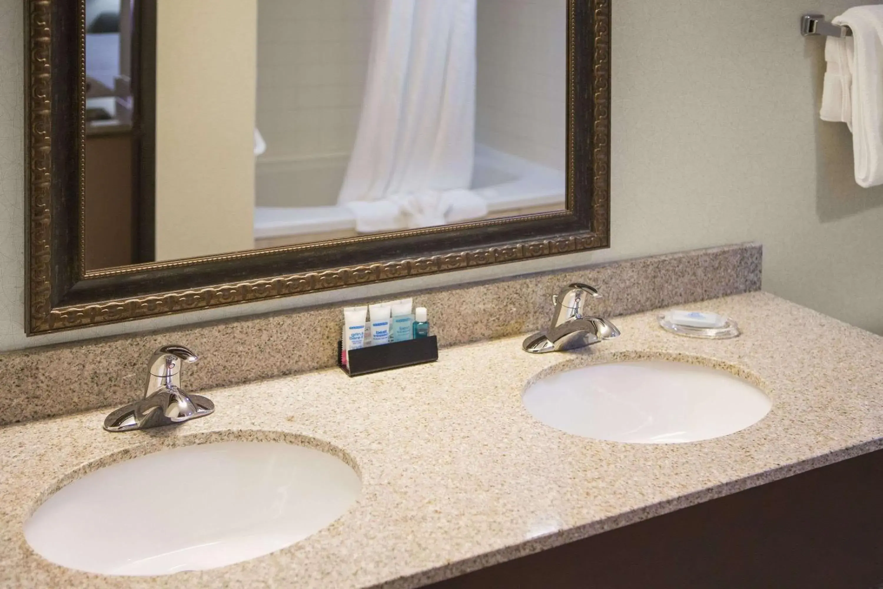 Bathroom in Wyndham Garden Grand Rapids Airport