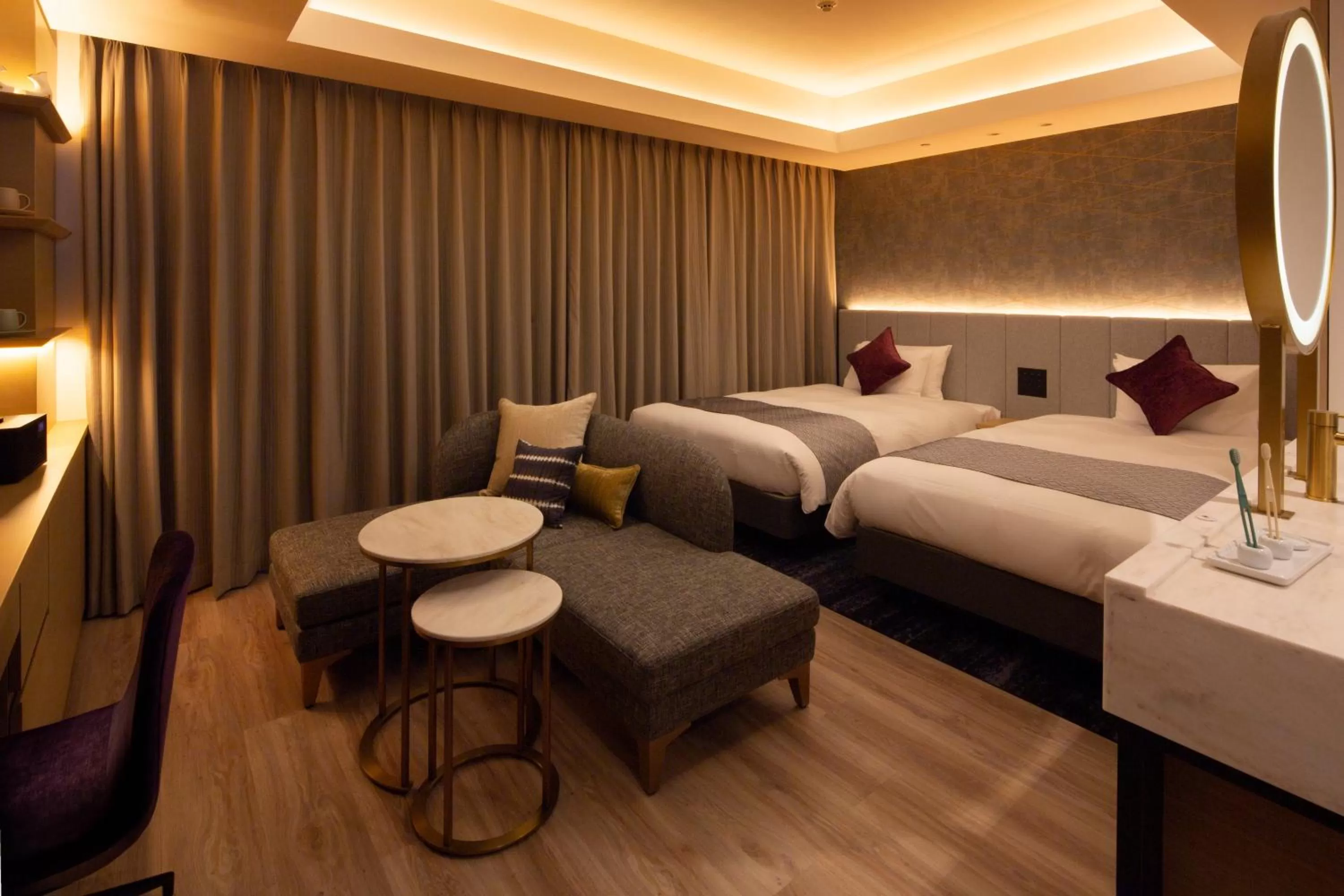 Photo of the whole room, Bed in Nikko Style Nagoya