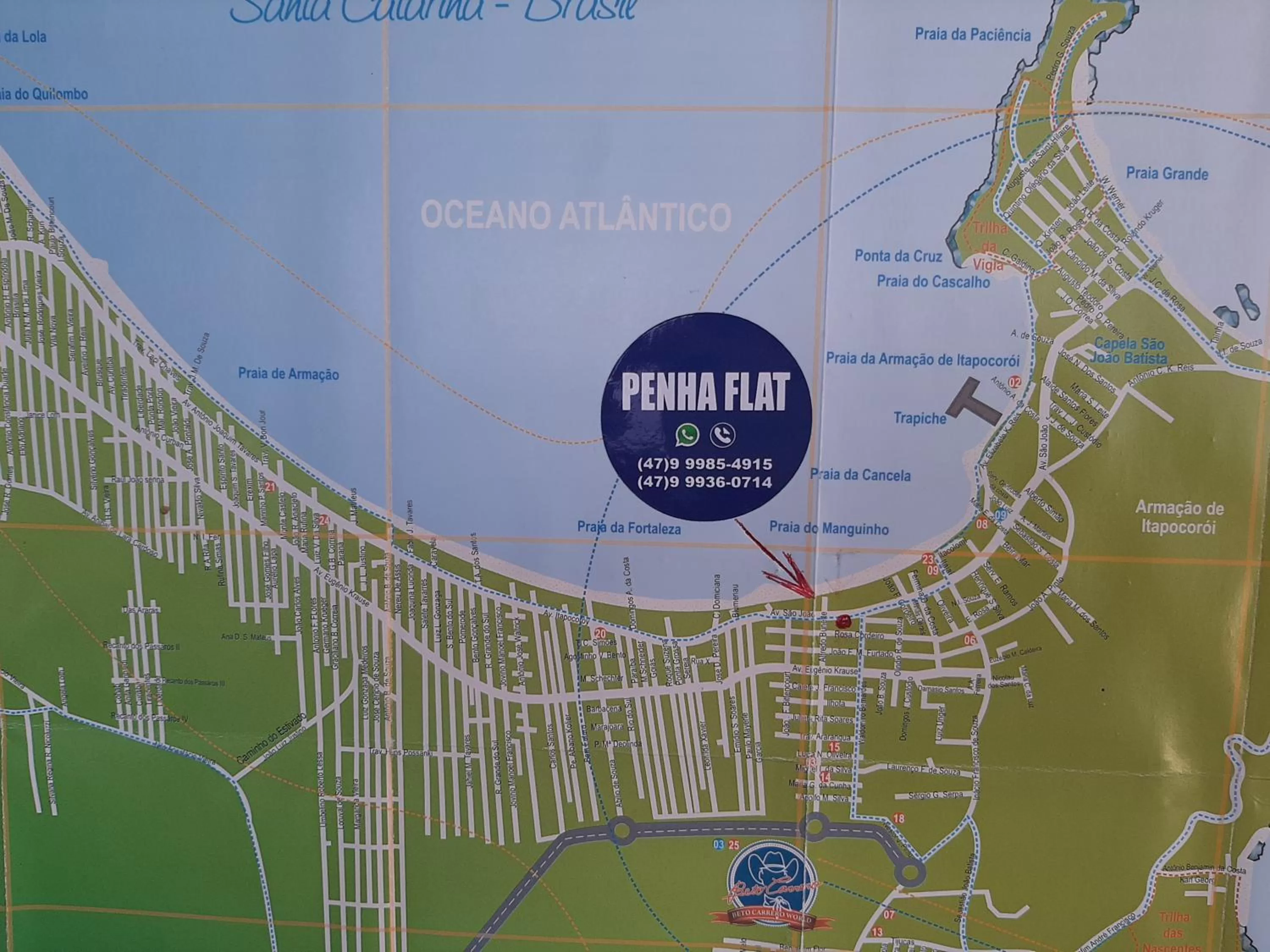 PENHAFLAT, STUDIO COMPLÉTO, C GARAGEM , A 700 m do parque e 120 m da praia