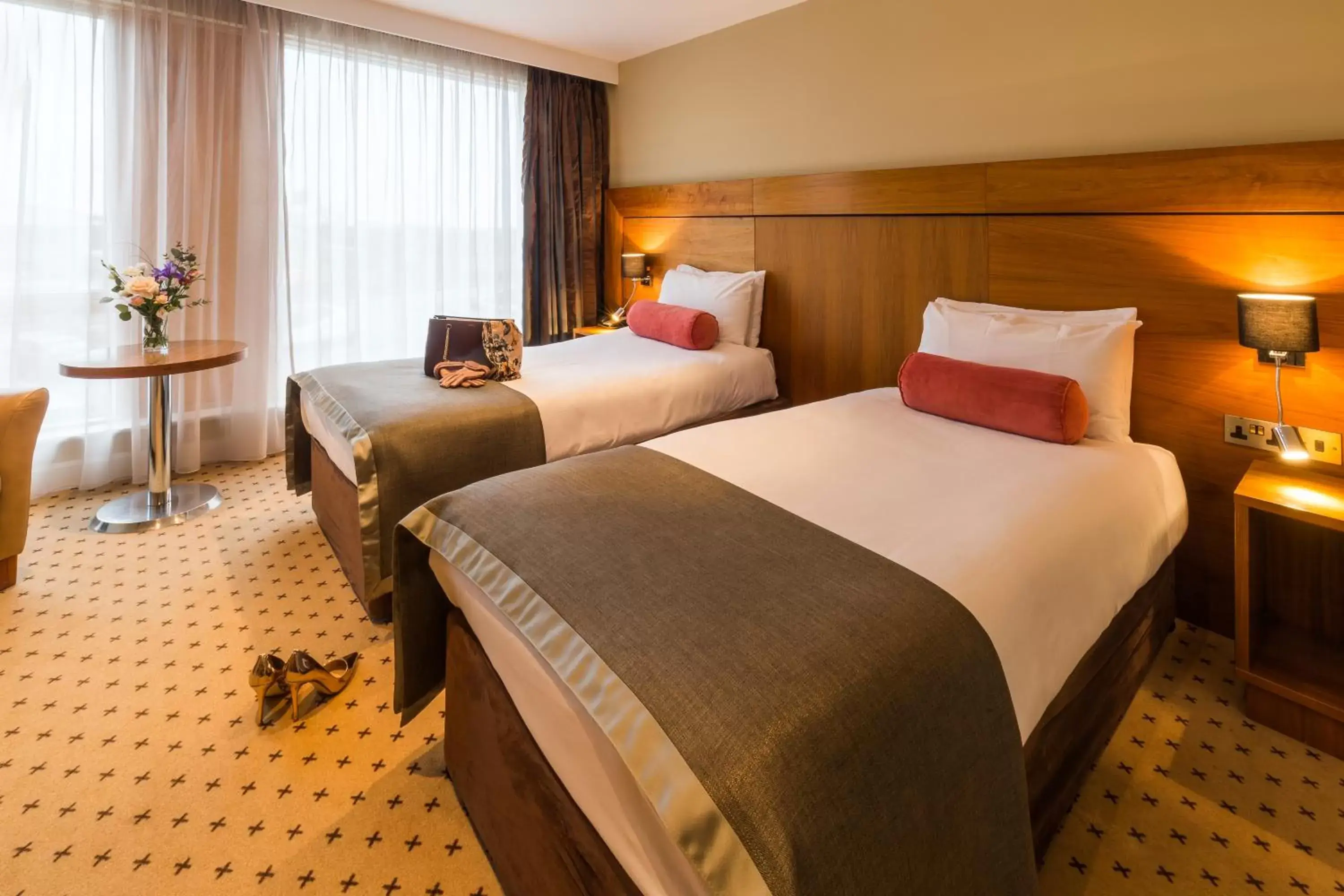 Bed in Athlone Springs Hotel