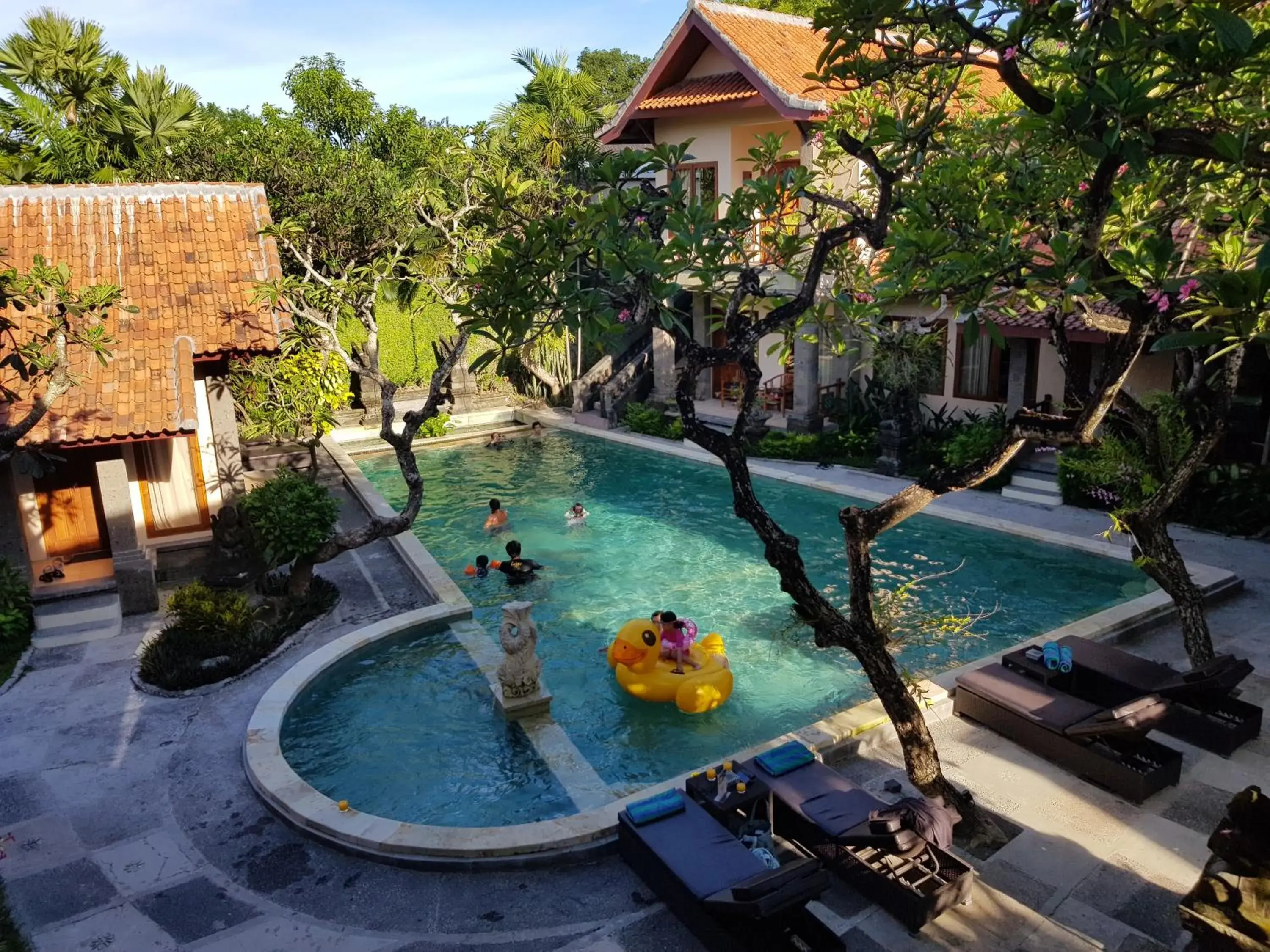 Pool View in Puri Mesari Hotel