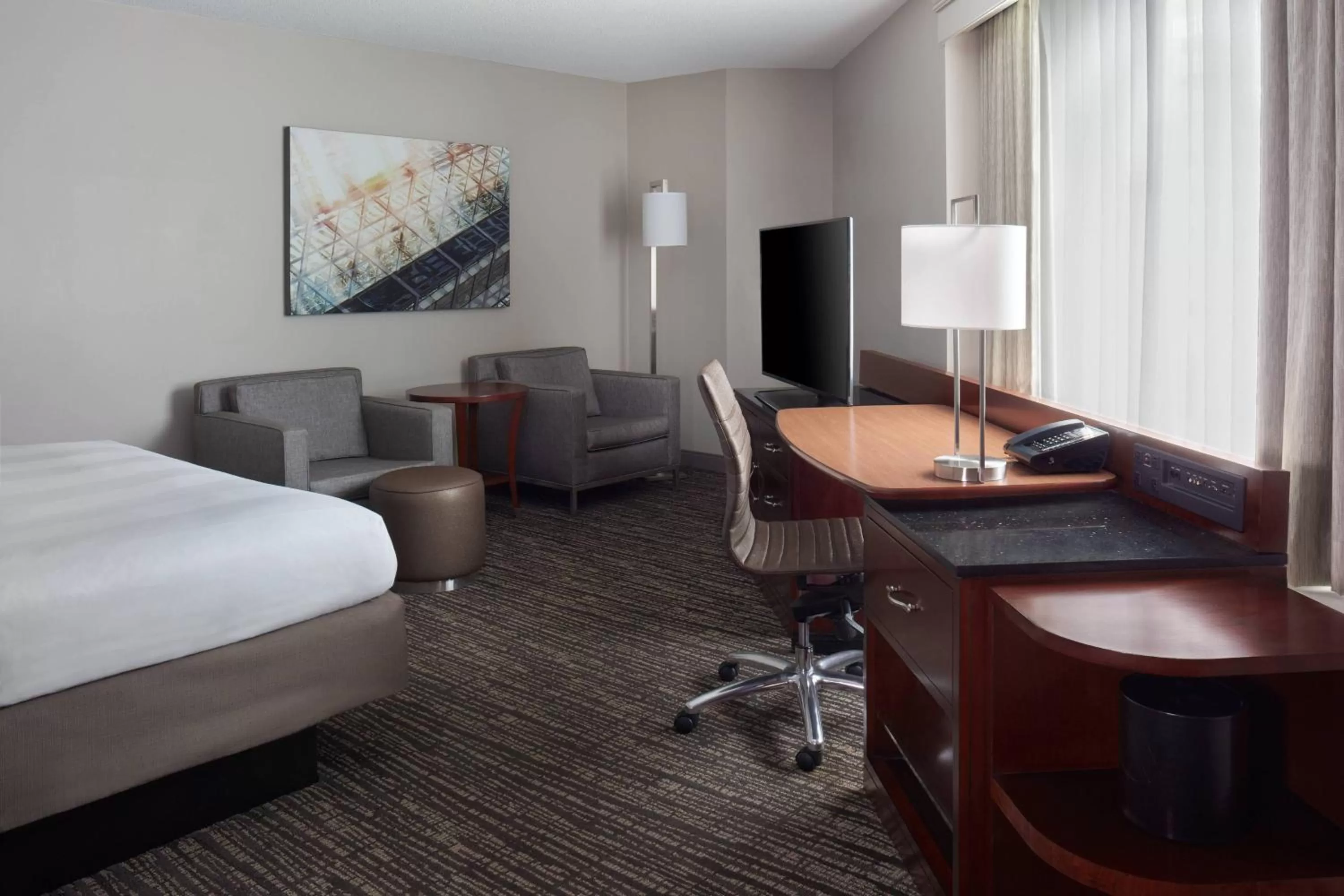 Photo of the whole room, Bed in Marriott Downtown at CF Toronto Eaton Centre