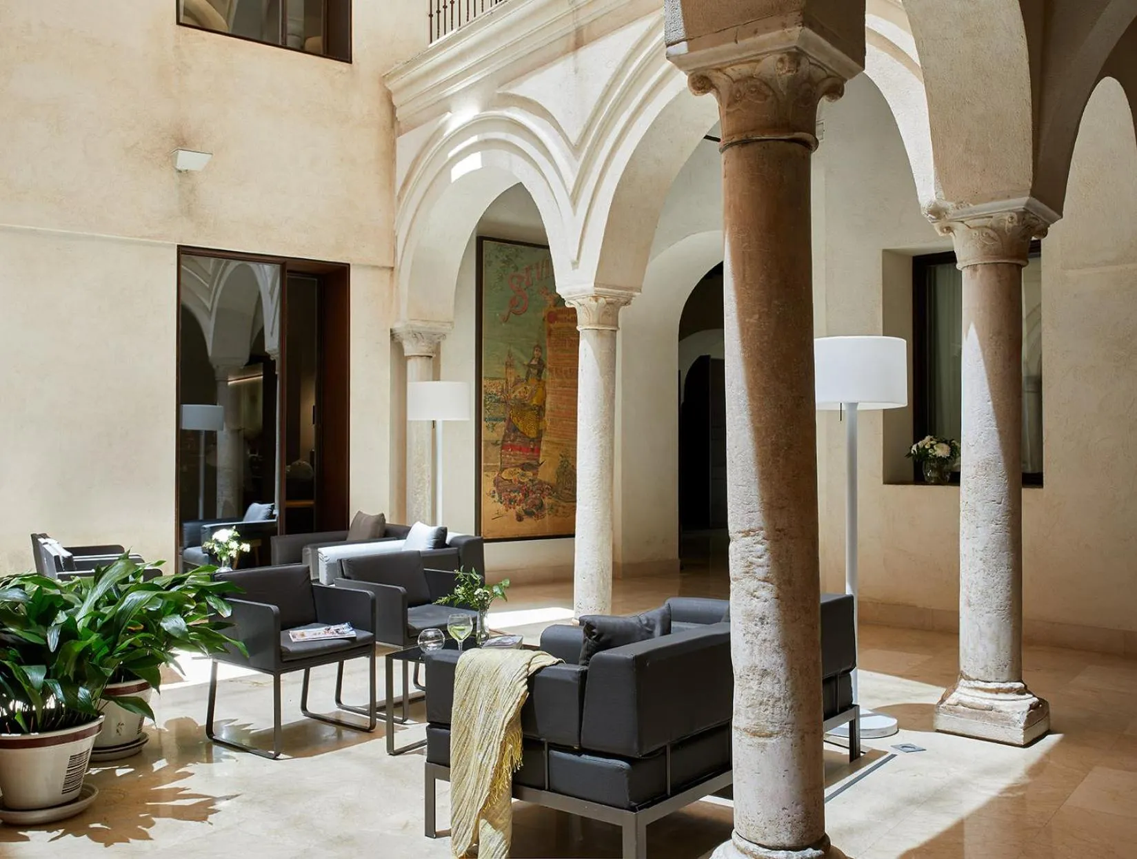 Patio in Hotel Posada del Lucero