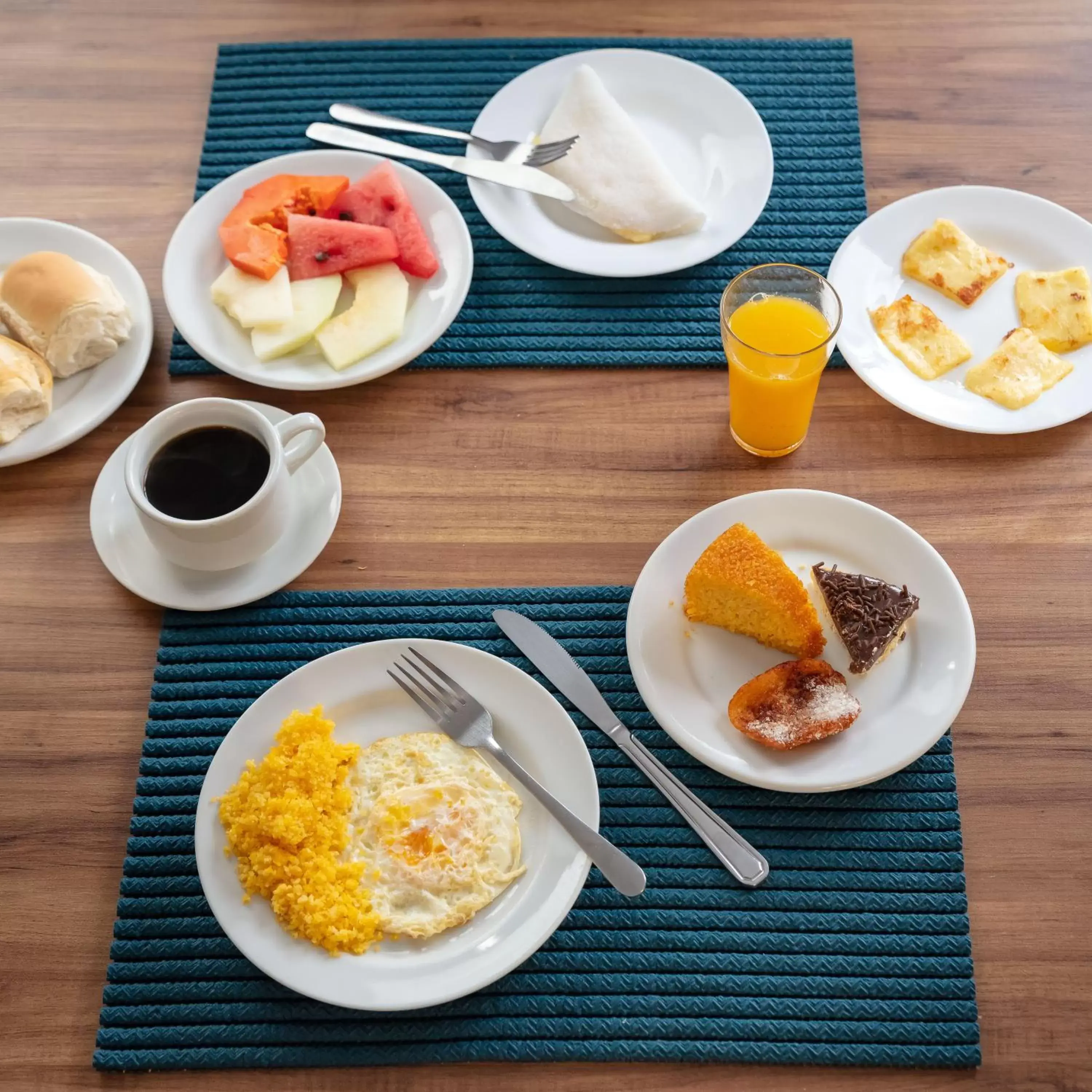 Food close-up, Breakfast in Hotel Ciribaí