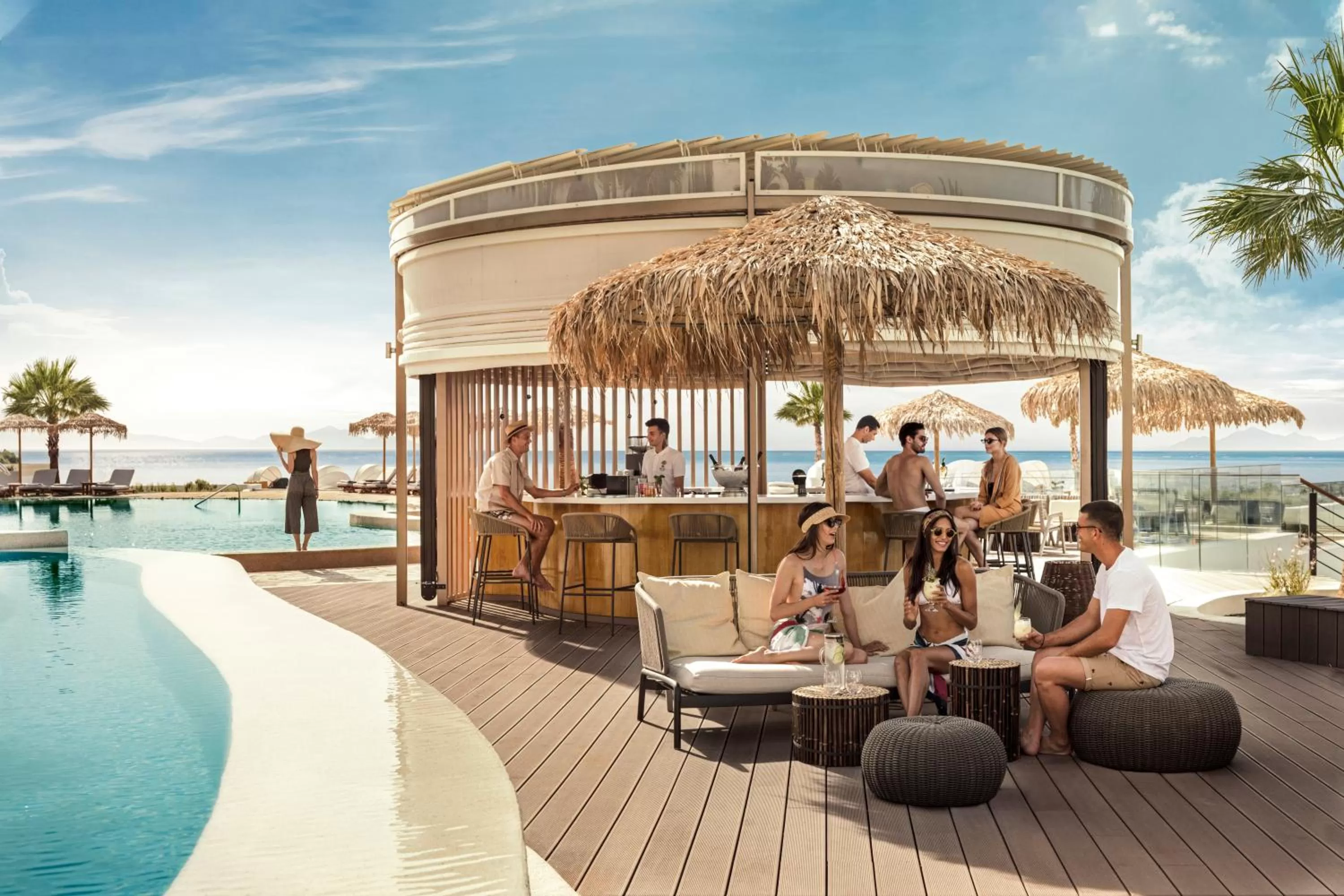 Lounge or bar in Mitsis Norida