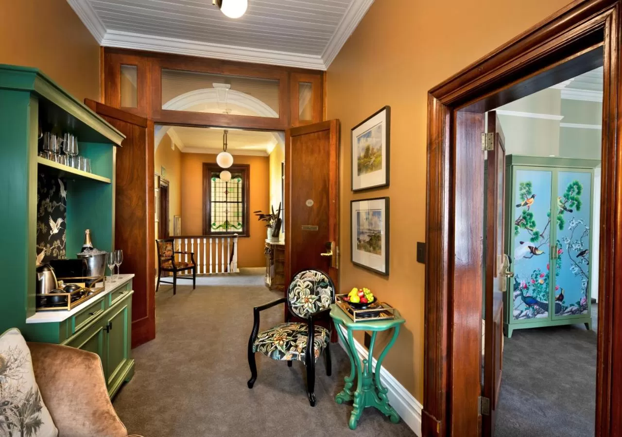 Seating area in The Winchester Hotel by NEWMARK