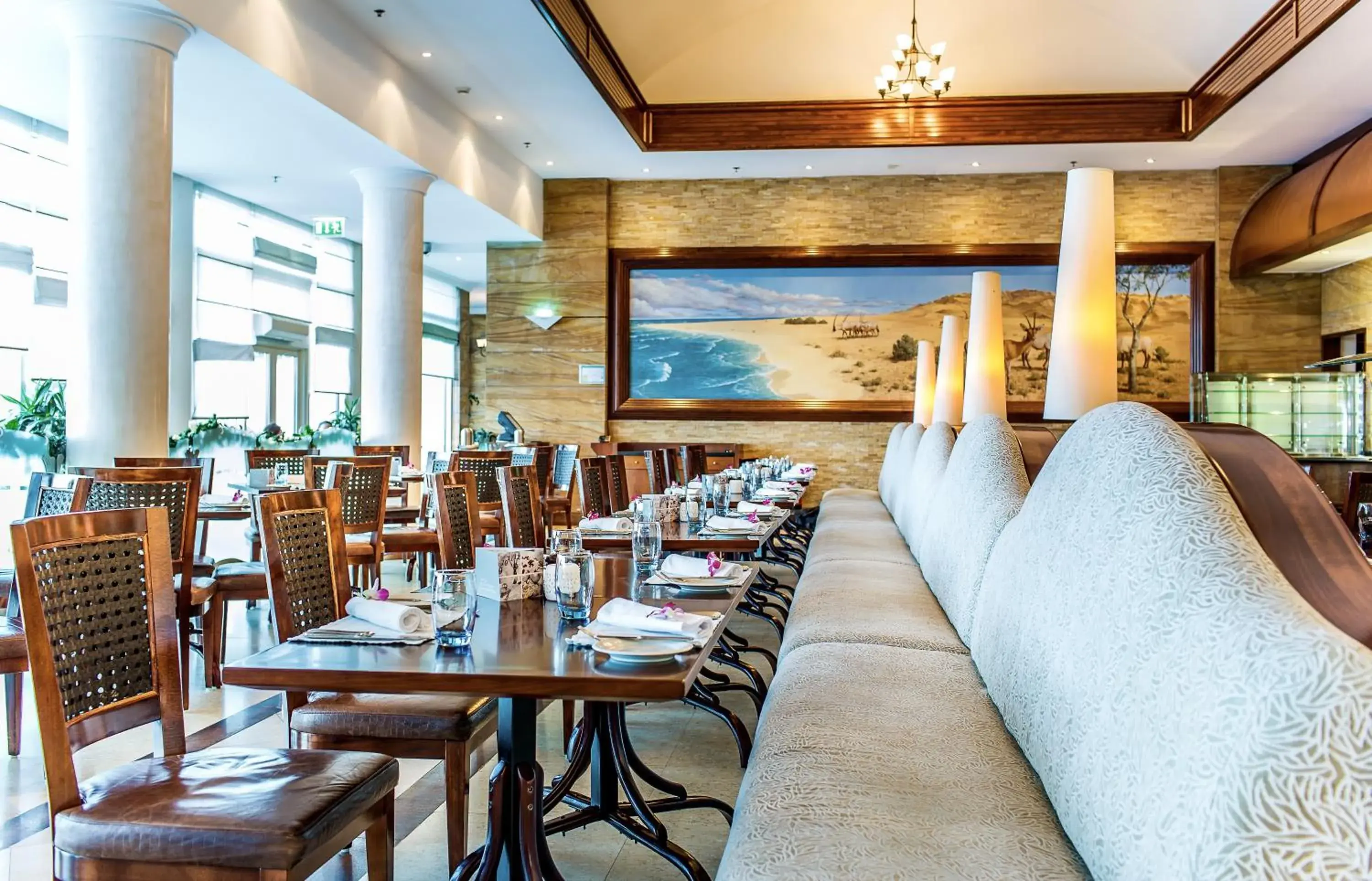 Buffet breakfast in Danat Jebel Dhanna Resort Buffet breakfast in Danat Jebel Dhanna Resort