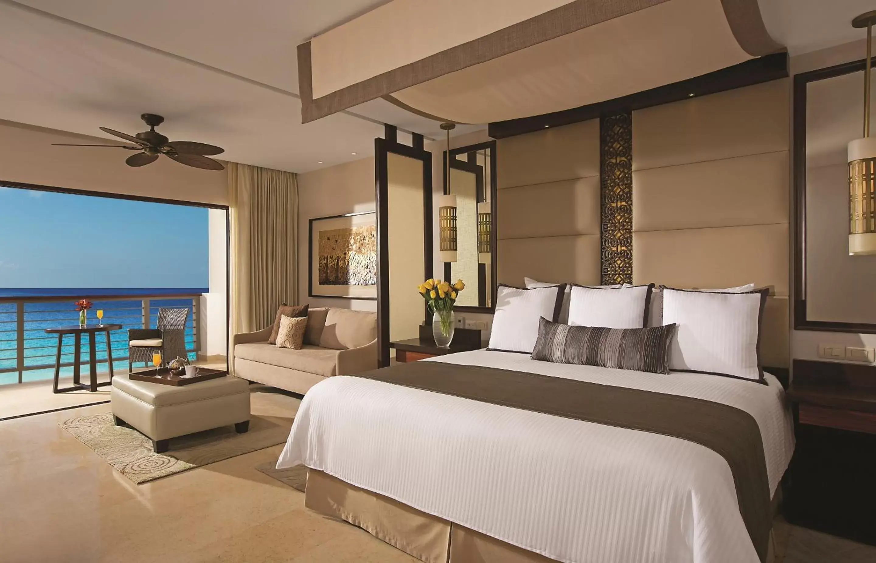 Photo of the whole room, Bed in Secrets Playa Mujeres Golf & Spa Resort - All Inclusive Adults Only
