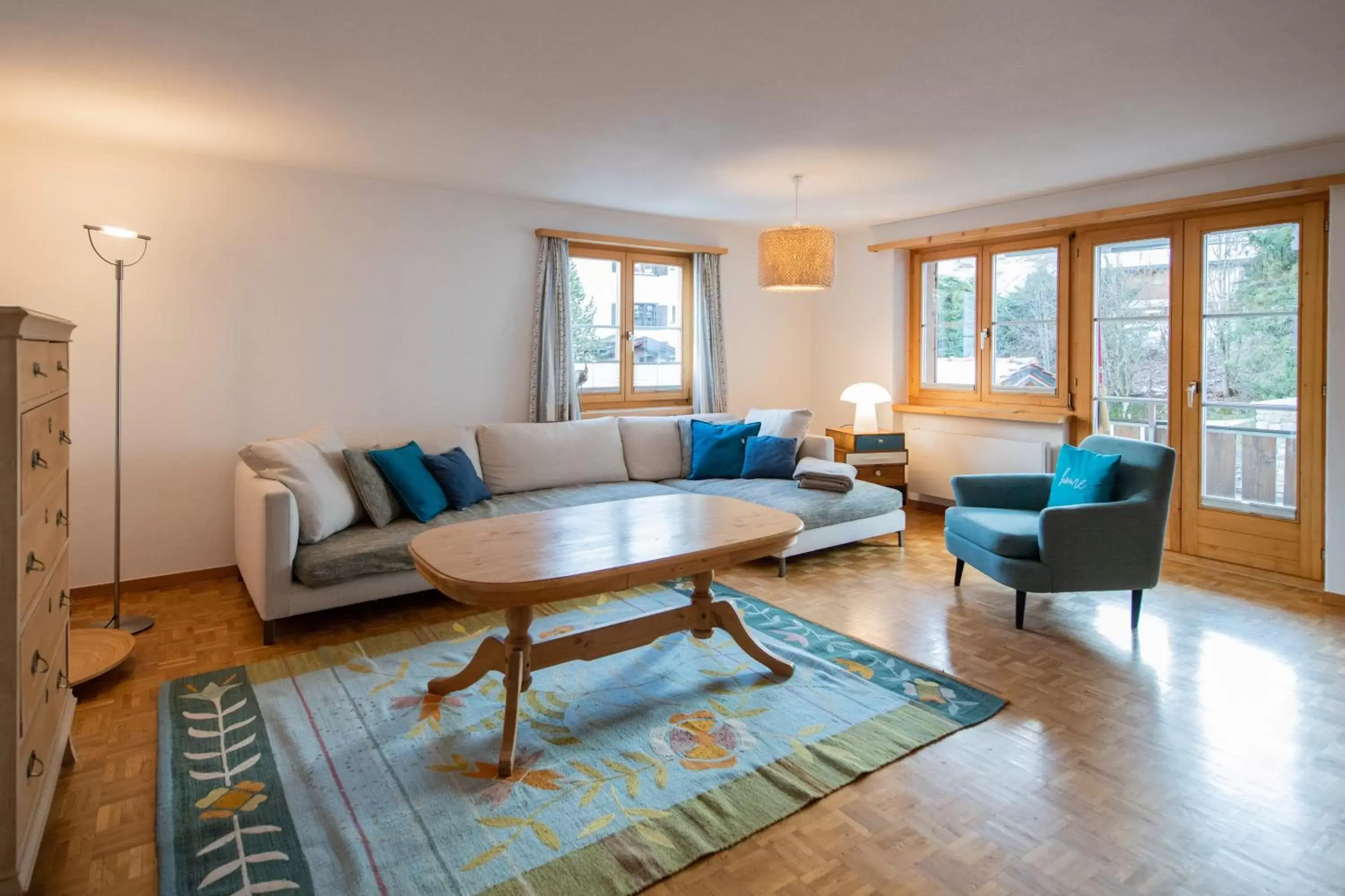 Living room, Seating Area in Sport-Lodge Klosters