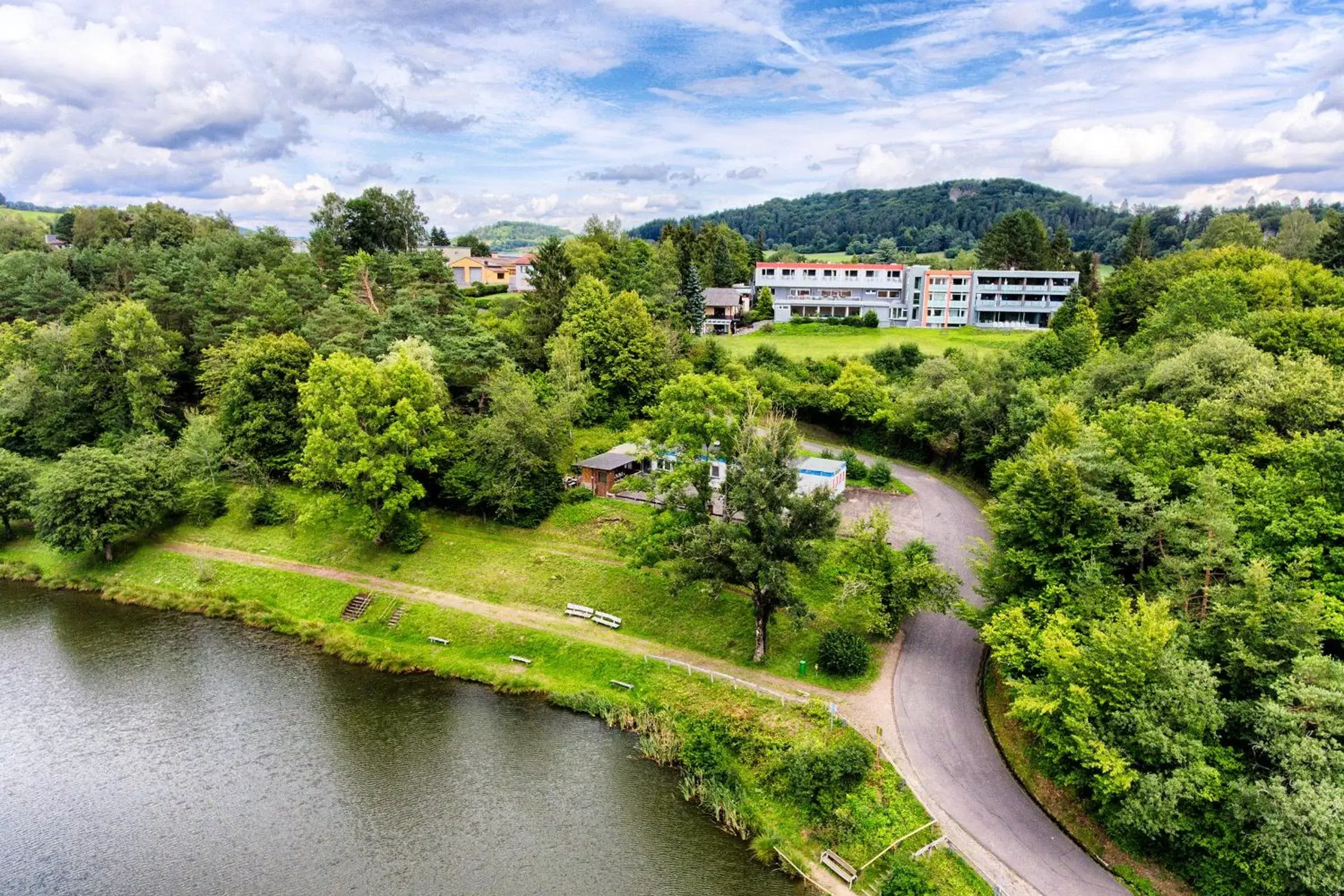 Nearby landmark, Bird's-eye View in Seehotel am Stausee