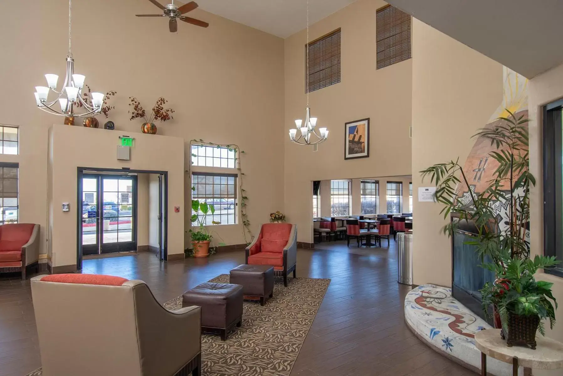 Lobby or reception in Comfort Inn Santa Fe